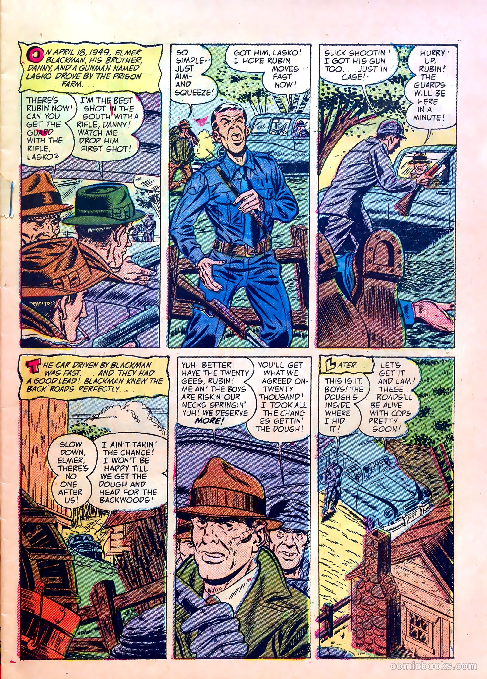Fugitives from Justice #4 (1952) — page 7 of 37