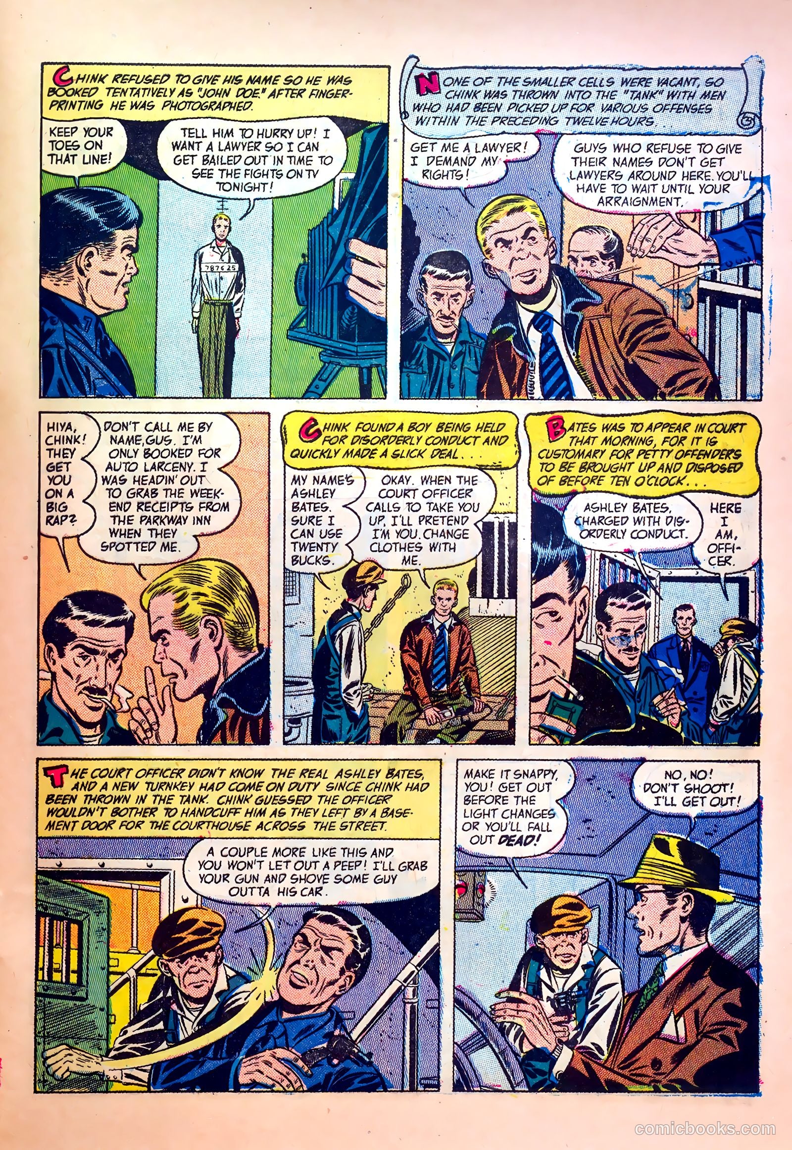 Fugitives from Justice #4 (1952) — page 33 of 37