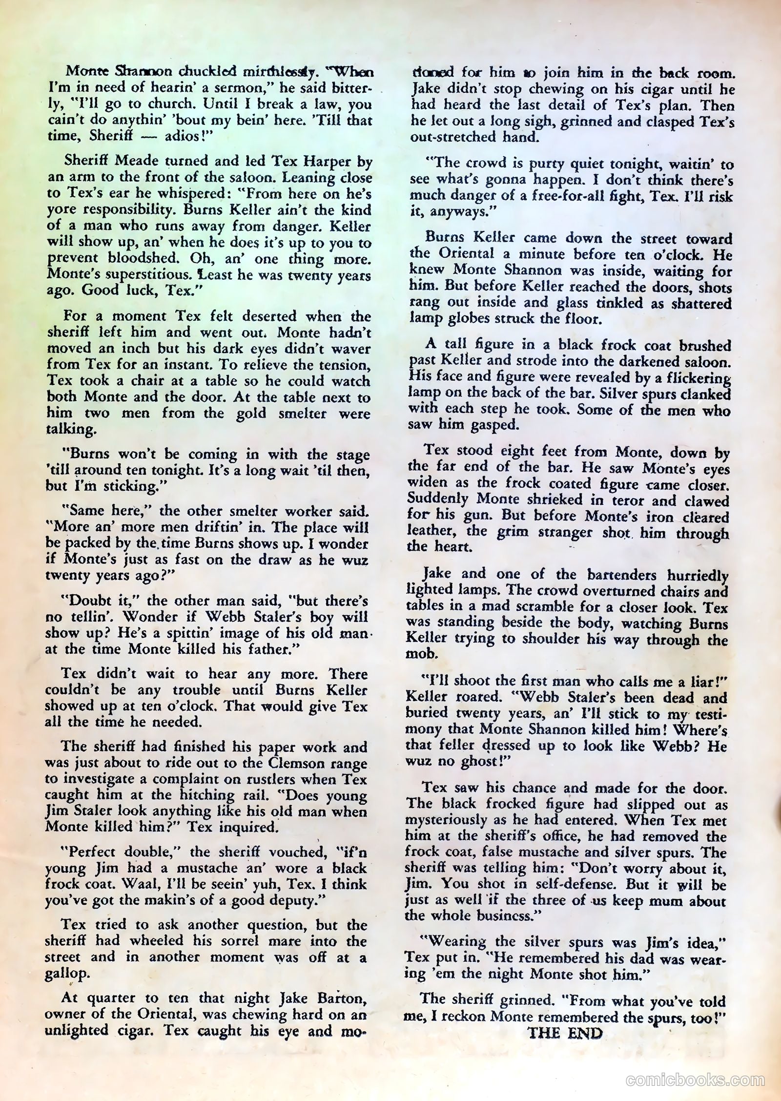 Fugitives from Justice #4 (1952) — page 35 of 37