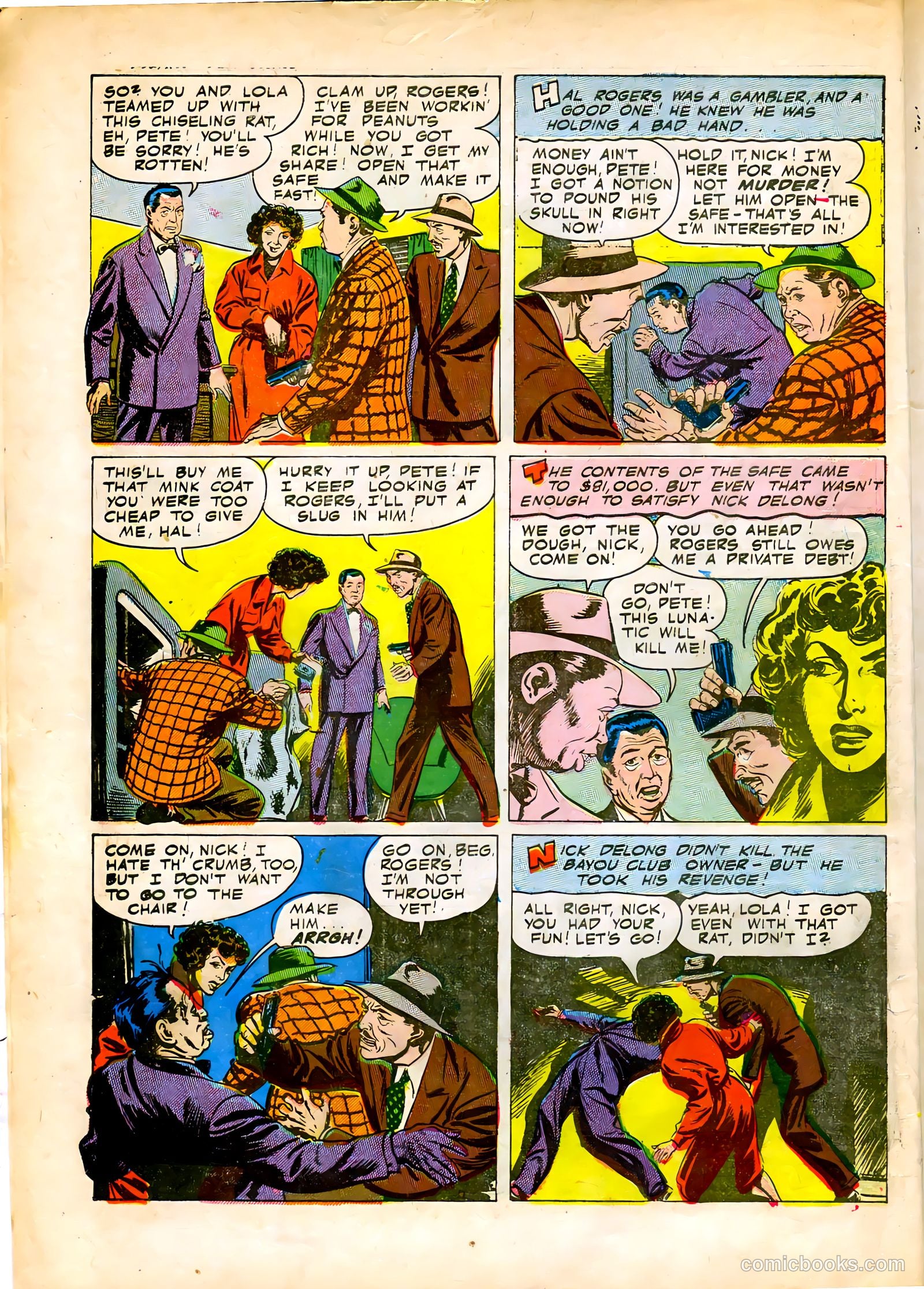 Fugitives from Justice #5 (1952) — page 6 of 36