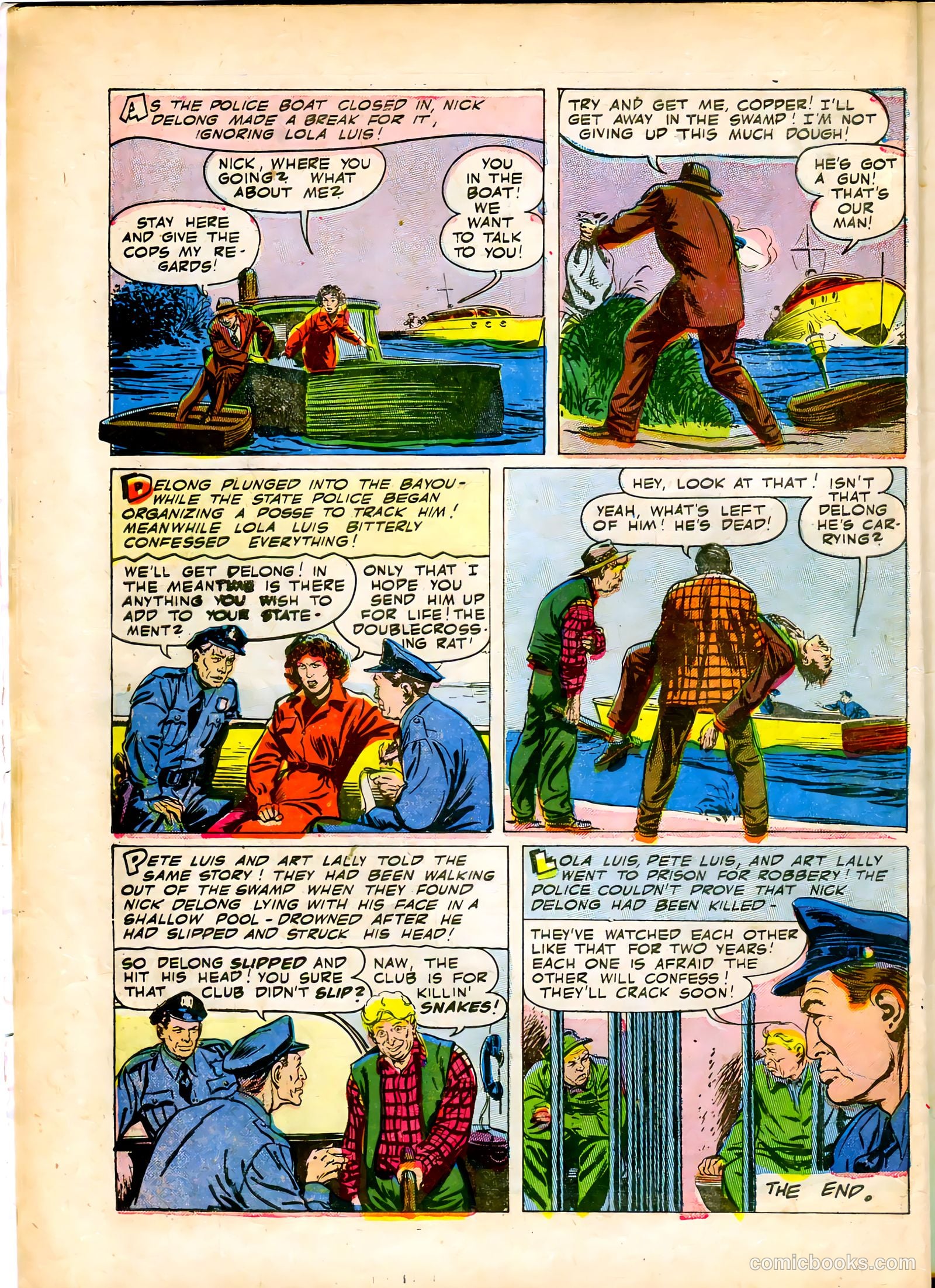 Fugitives from Justice #5 (1952) — page 10 of 36