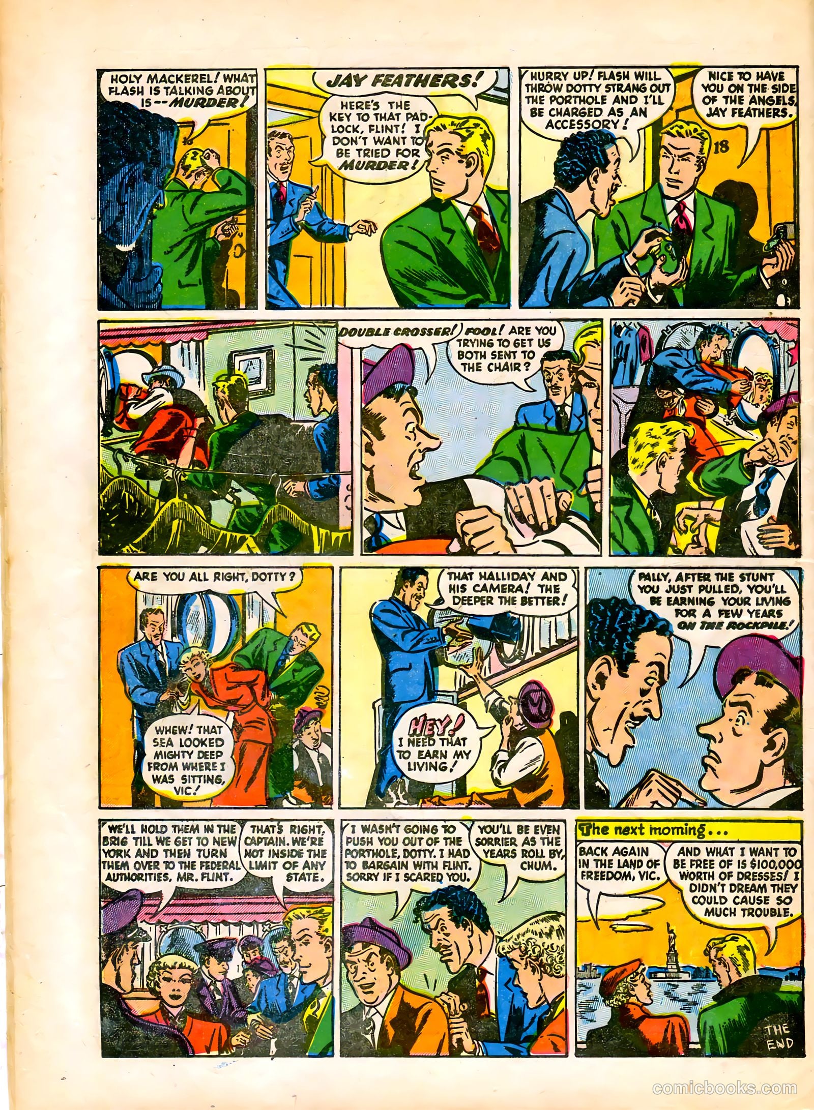 Fugitives from Justice #5 (1952) — page 24 of 36