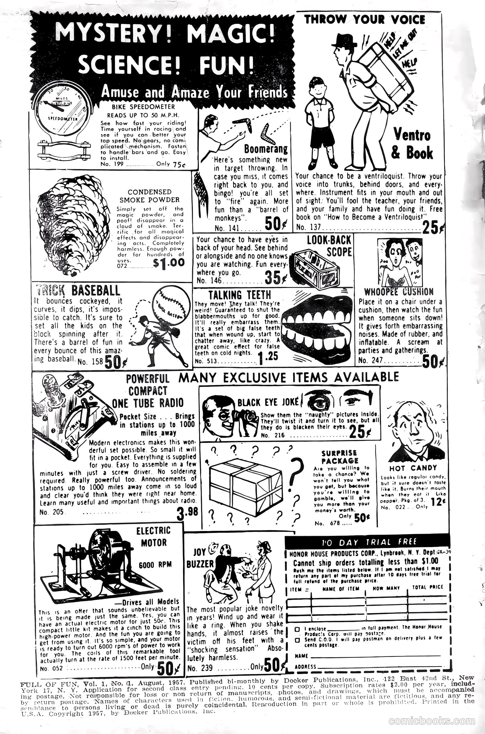 Full of Fun #1 (1957) — page 2 of 36