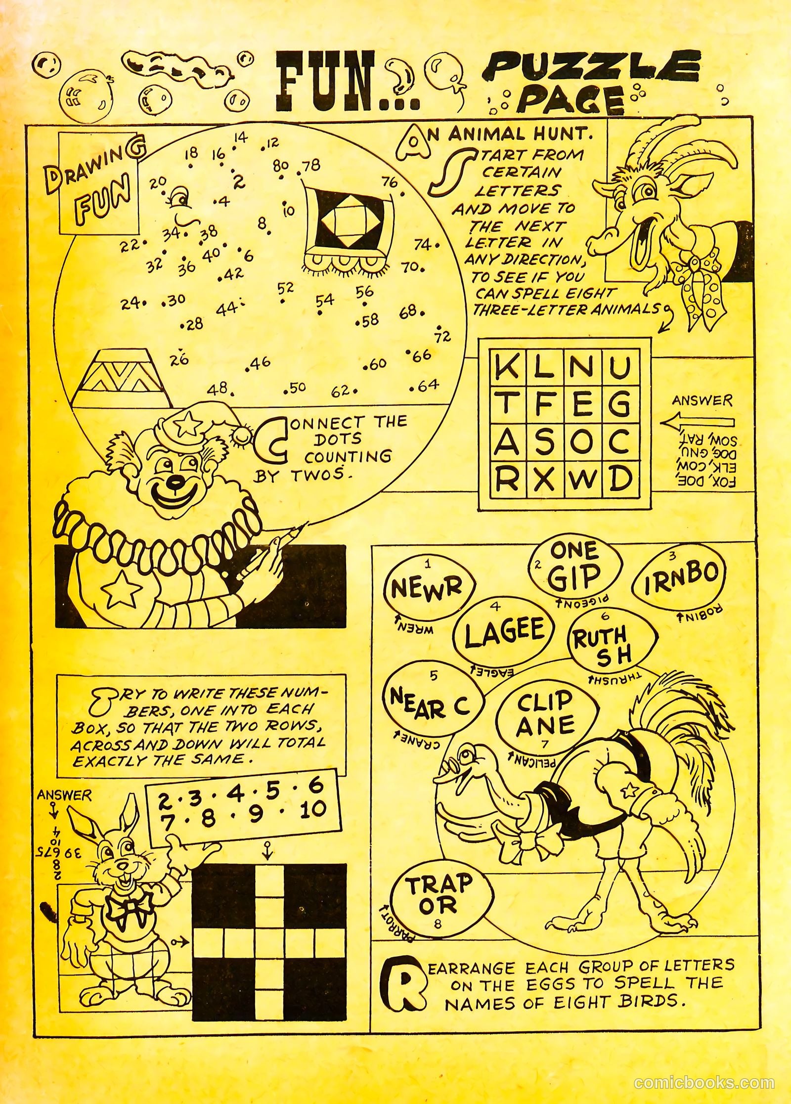 Fun Comics #11 (1953) — page 35 of 36