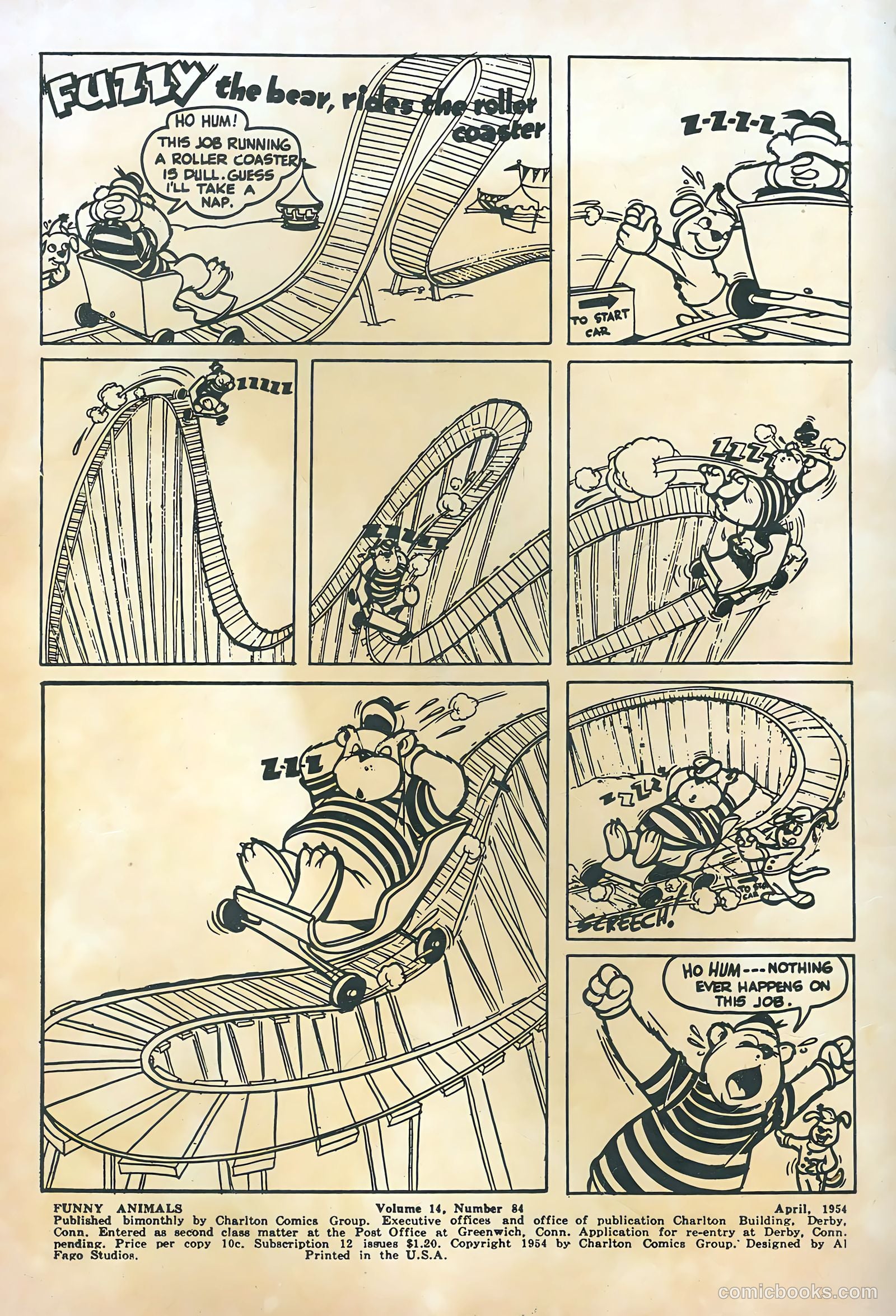 Funny Animals #84 (1954) — page 2 of 36