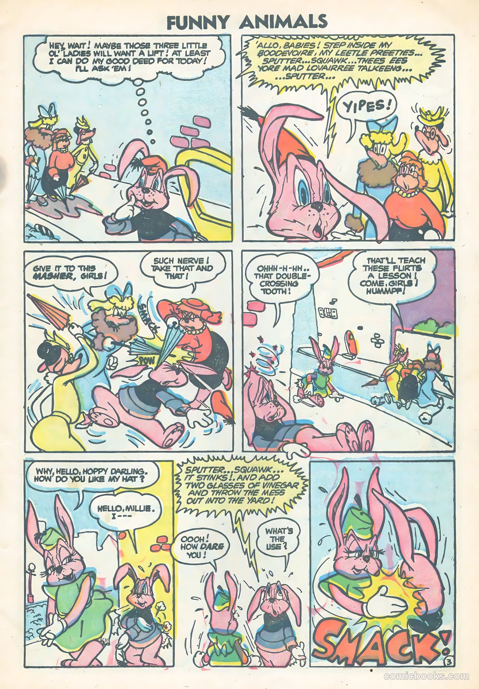 Funny Animals #84 (1954) — page 5 of 36
