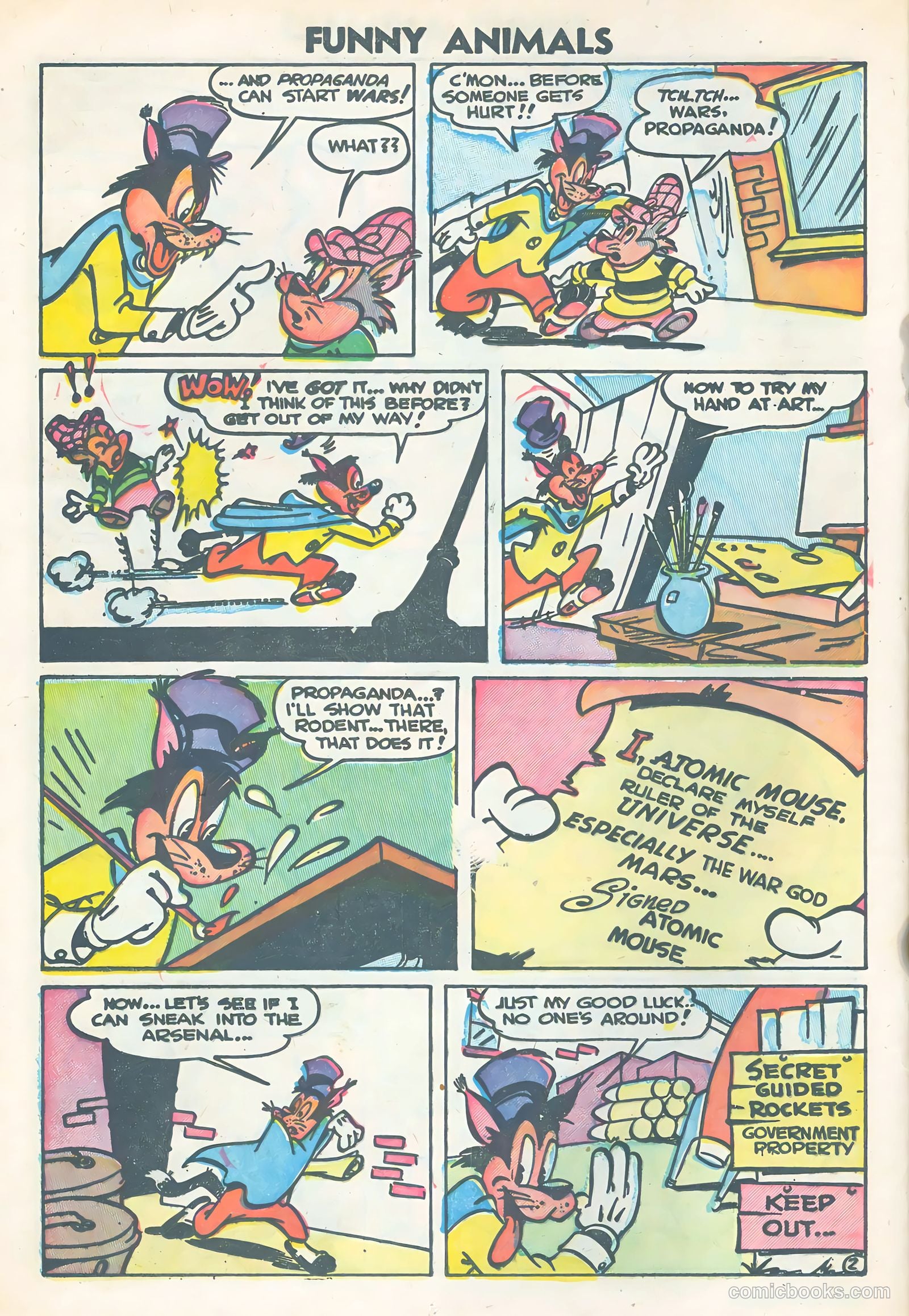 Funny Animals #84 (1954) — page 12 of 36