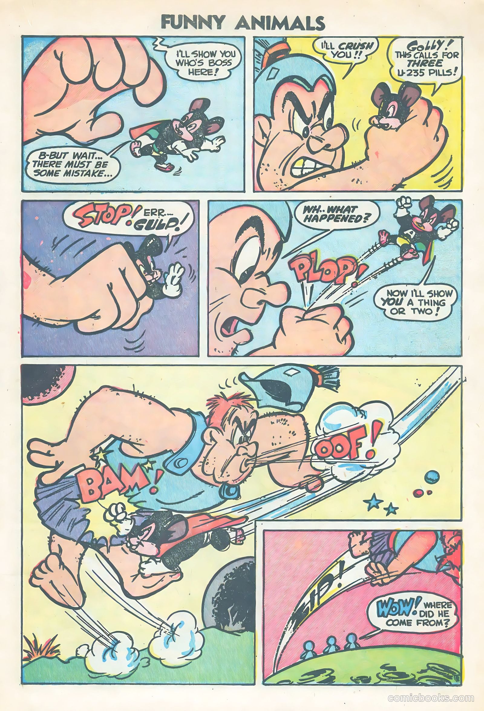 Funny Animals #84 (1954) — page 15 of 36