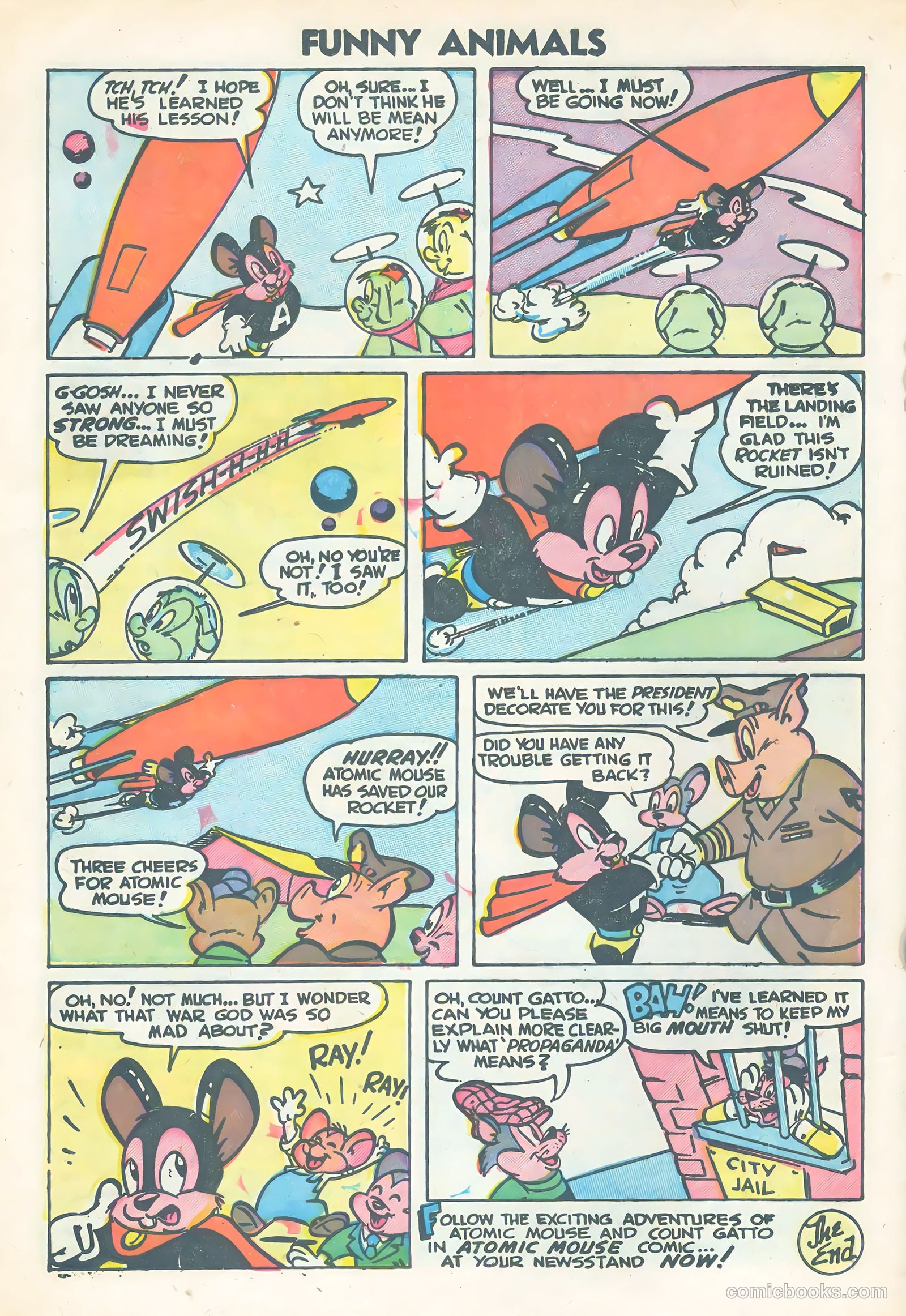 Funny Animals #84 (1954) — page 16 of 36