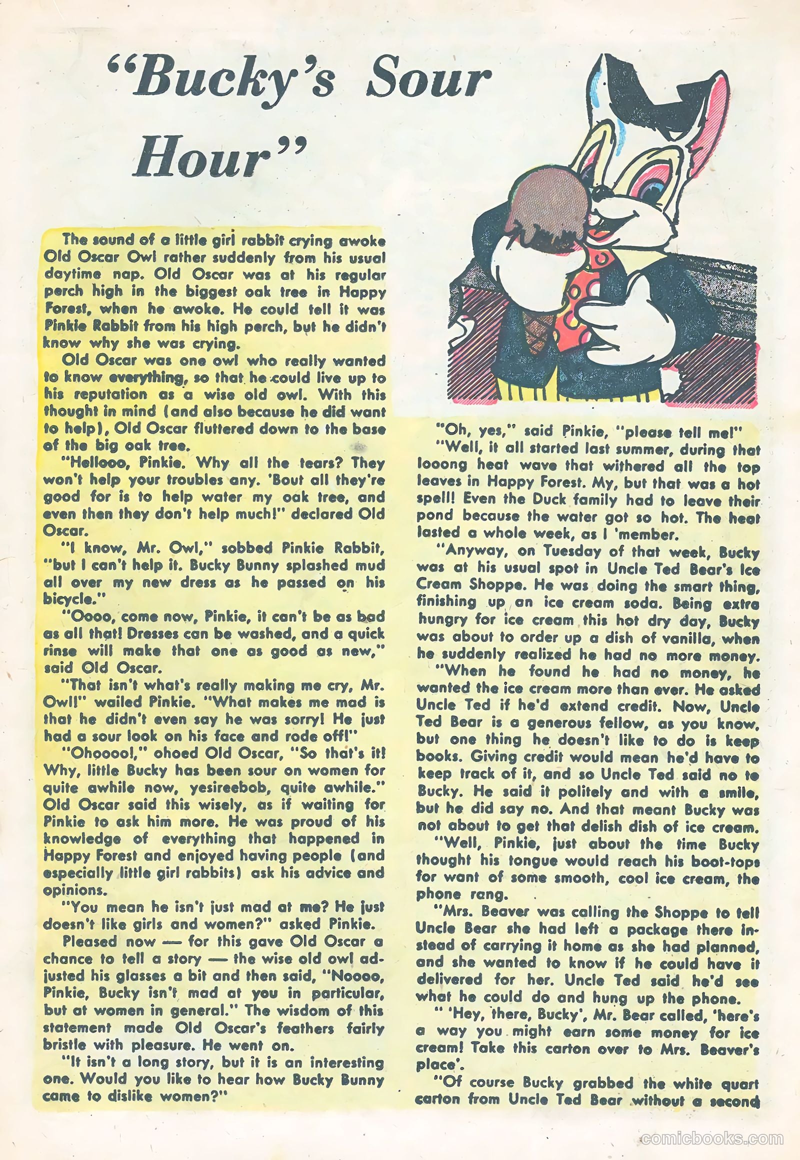 Funny Animals #84 (1954) — page 17 of 36