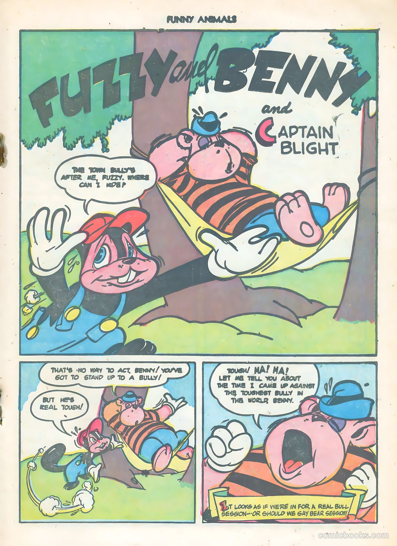 Funny Animals #84 (1954) — page 19 of 36