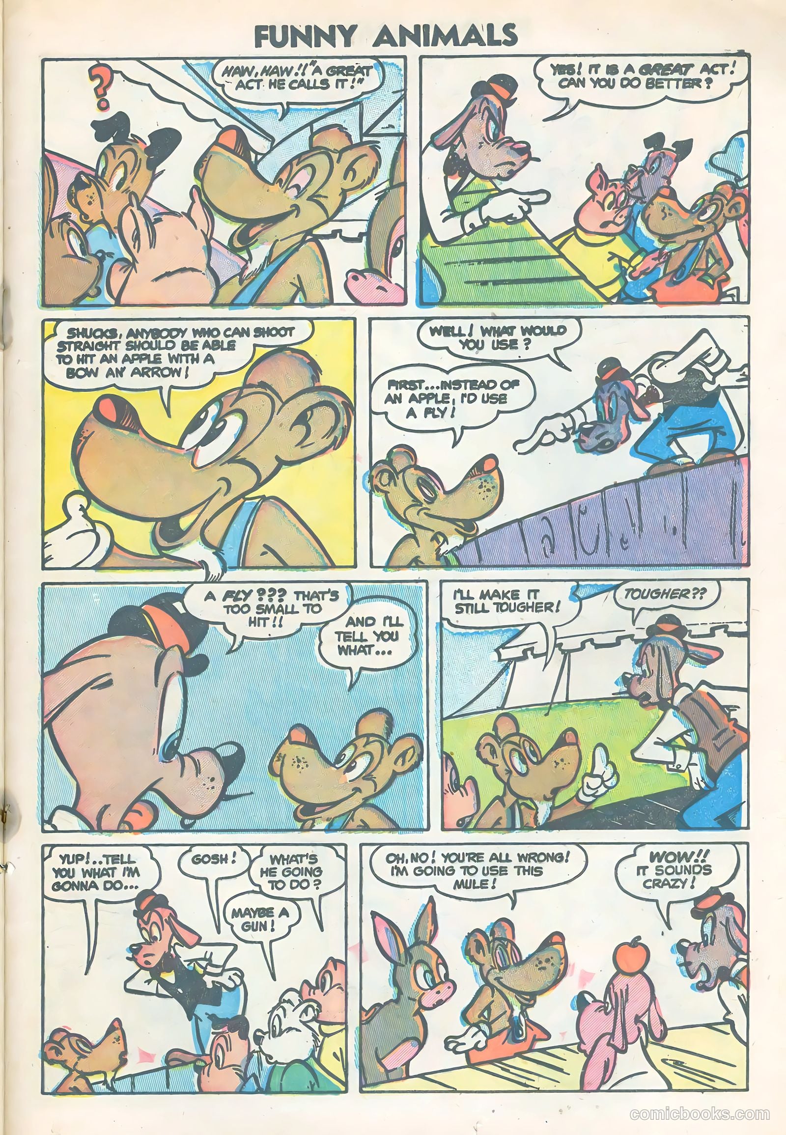 Funny Animals #84 (1954) — page 25 of 36
