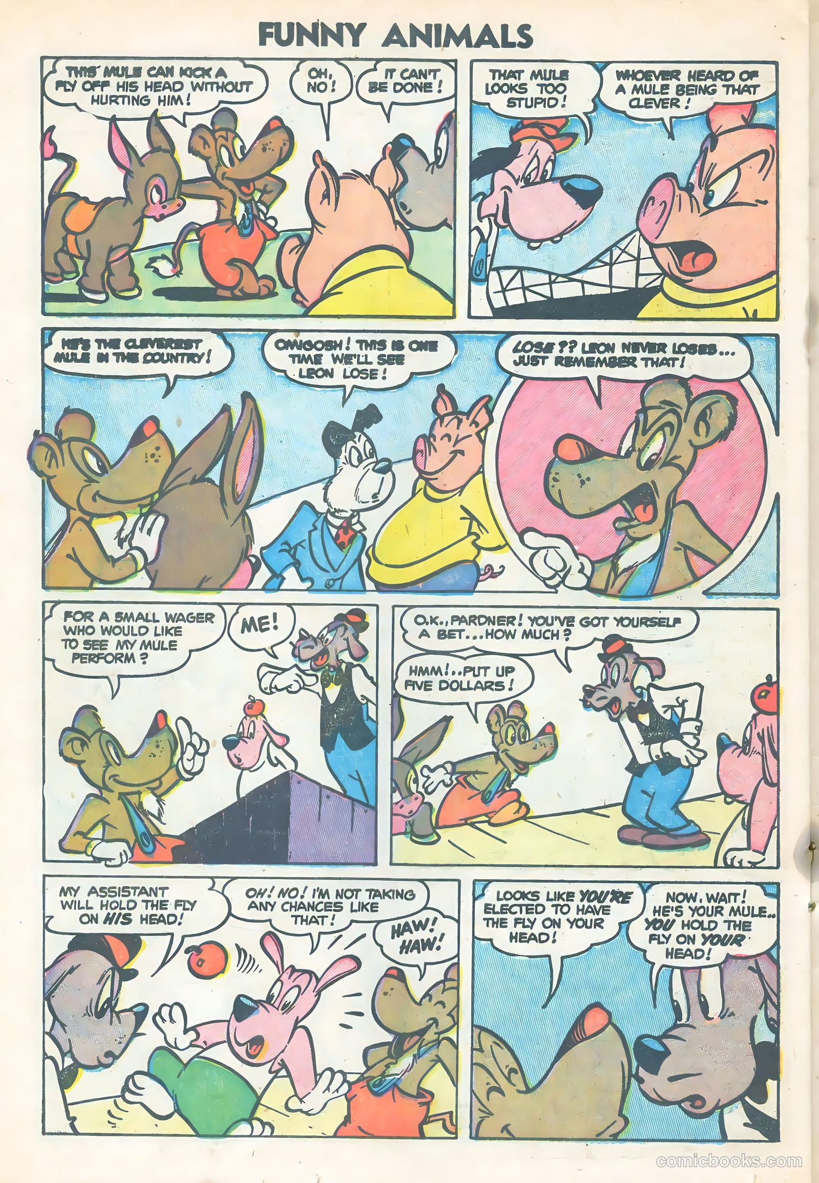 Funny Animals #84 (1954) — page 26 of 36