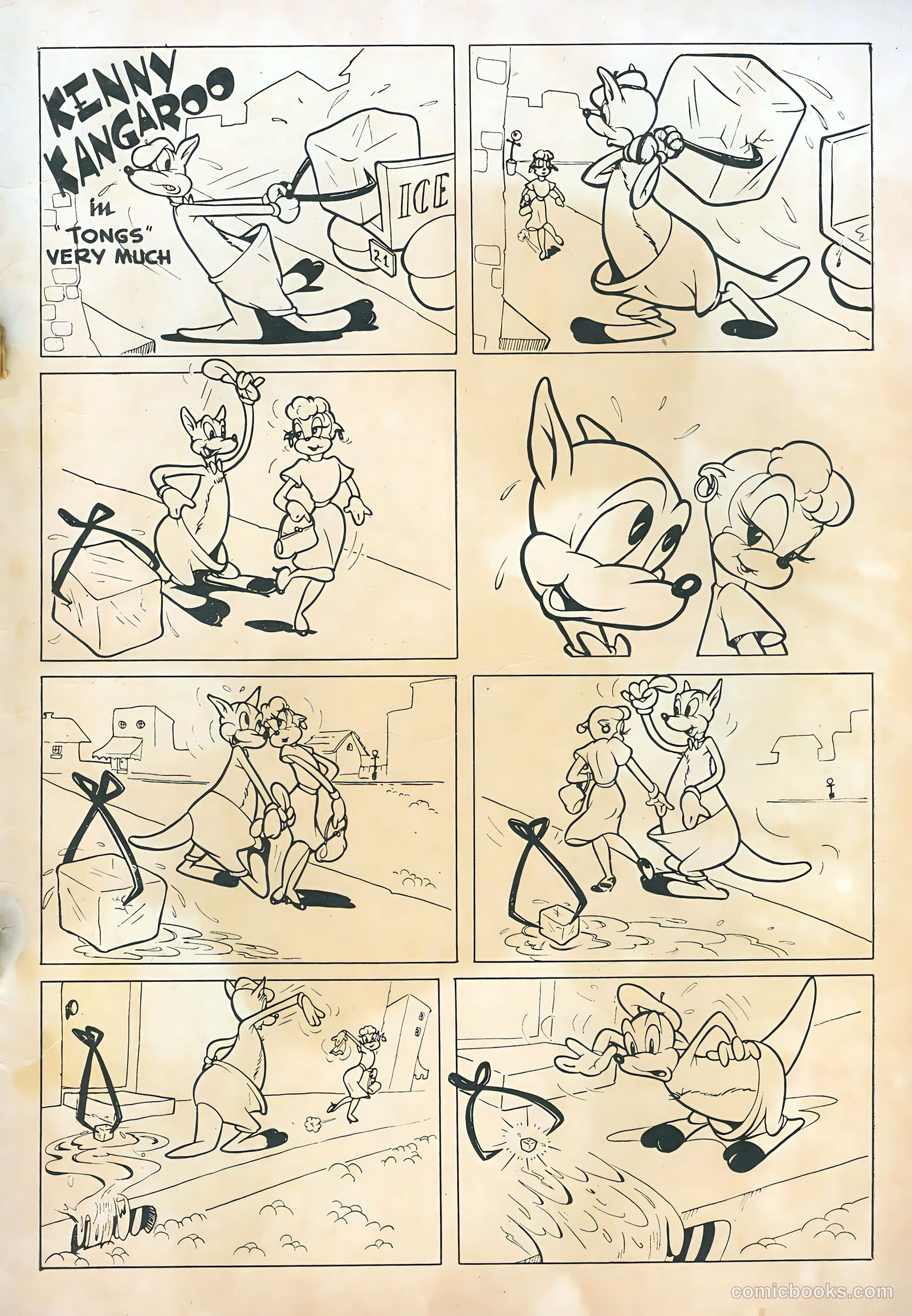 Funny Animals #84 (1954) — page 35 of 36