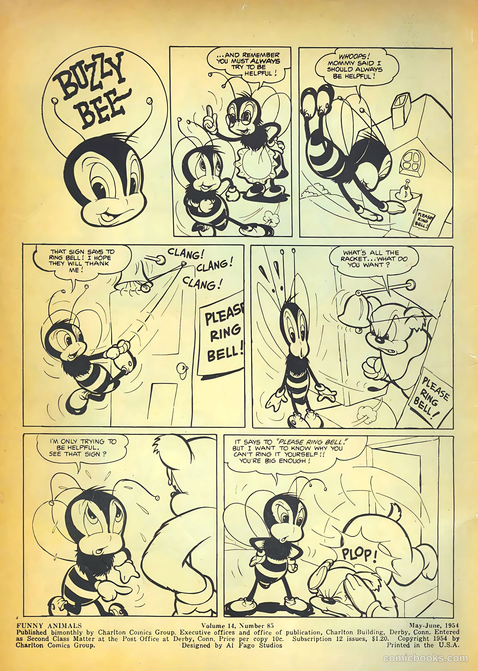 Funny Animals #85 (1954) — page 2 of 36