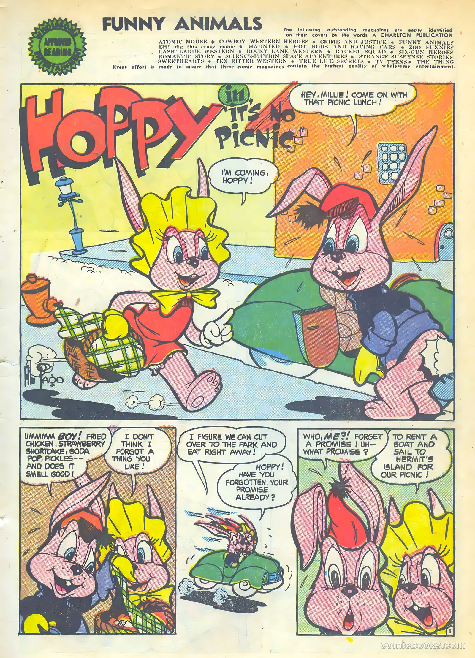 Funny Animals #85 (1954) — page 3 of 36
