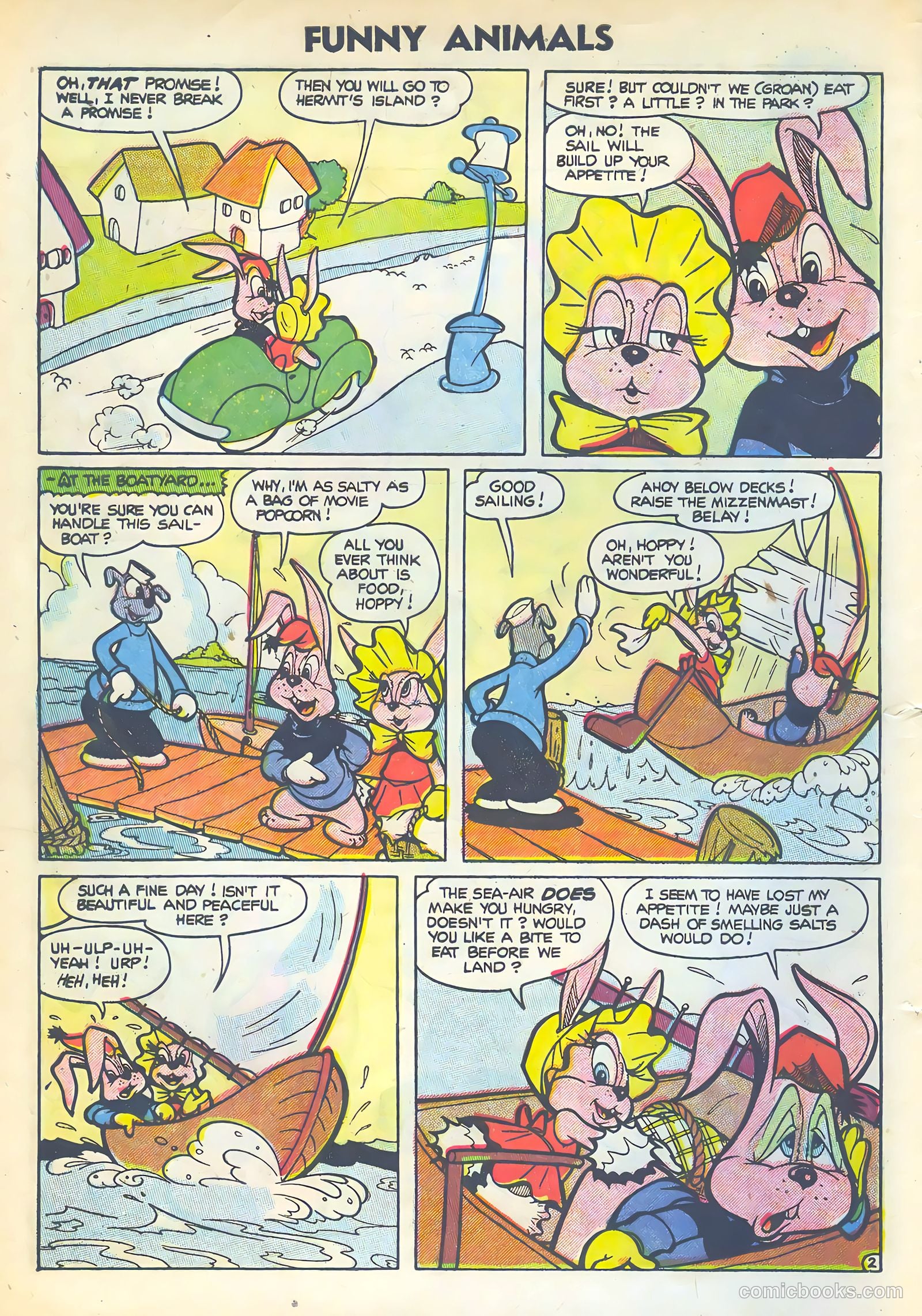 Funny Animals #85 (1954) — page 4 of 36