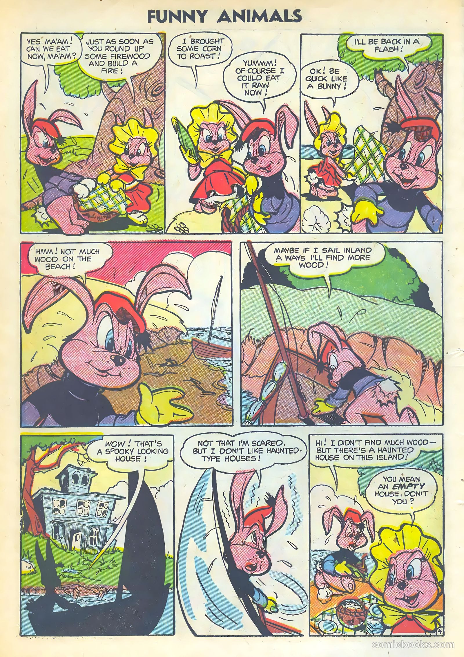 Funny Animals #85 (1954) — page 6 of 36