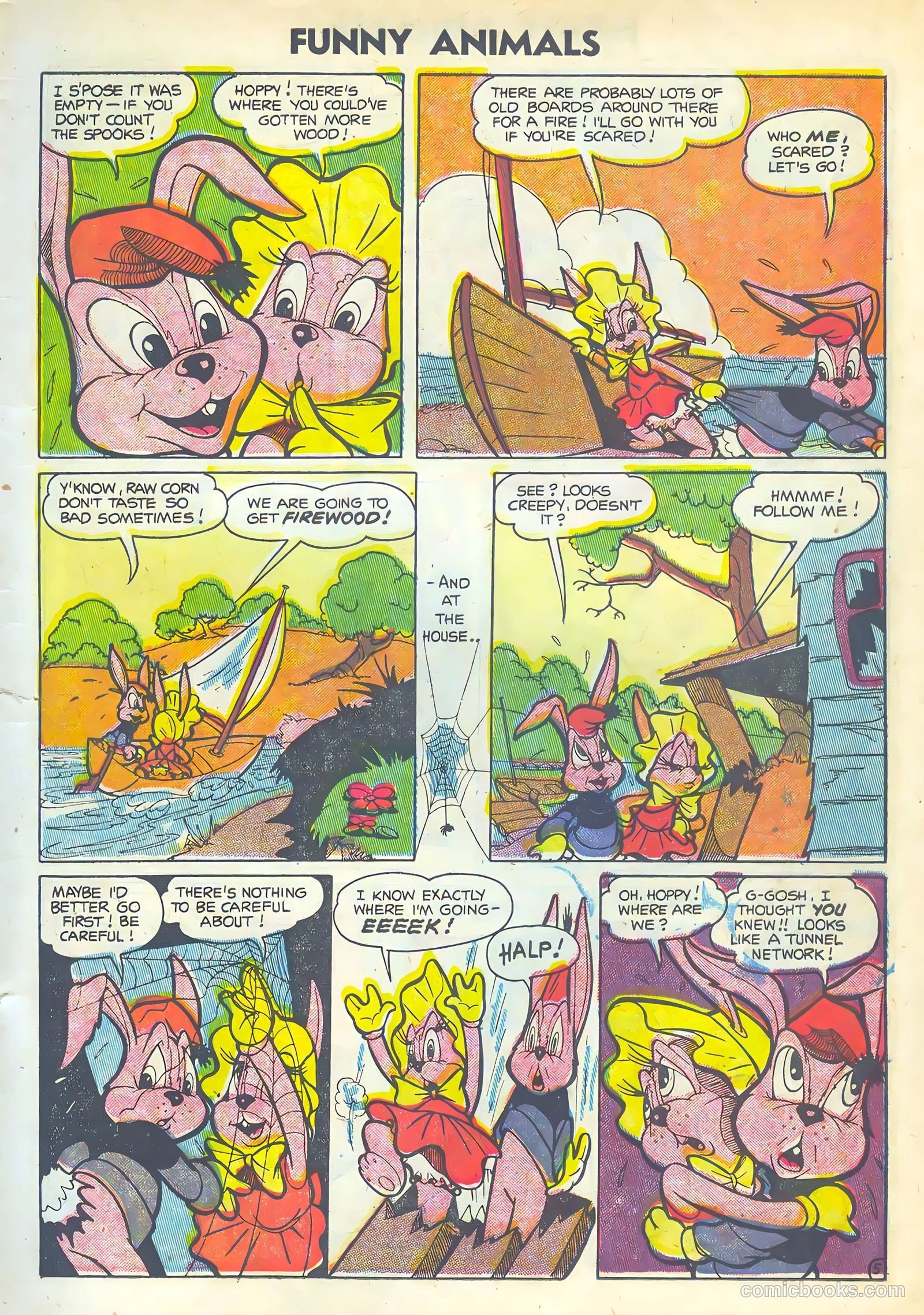 Funny Animals #85 (1954) — page 7 of 36