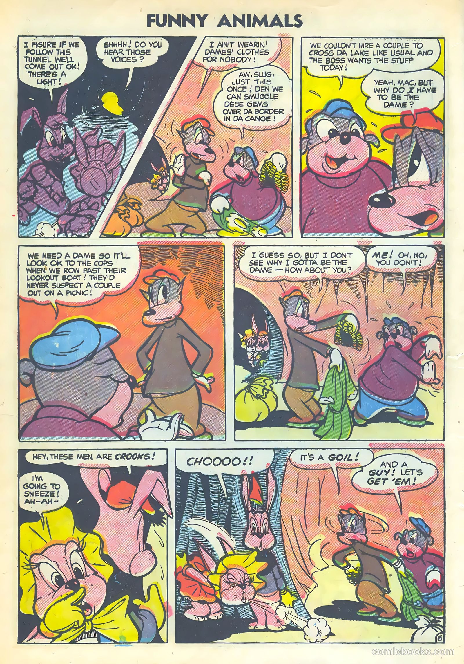 Funny Animals #85 (1954) — page 8 of 36