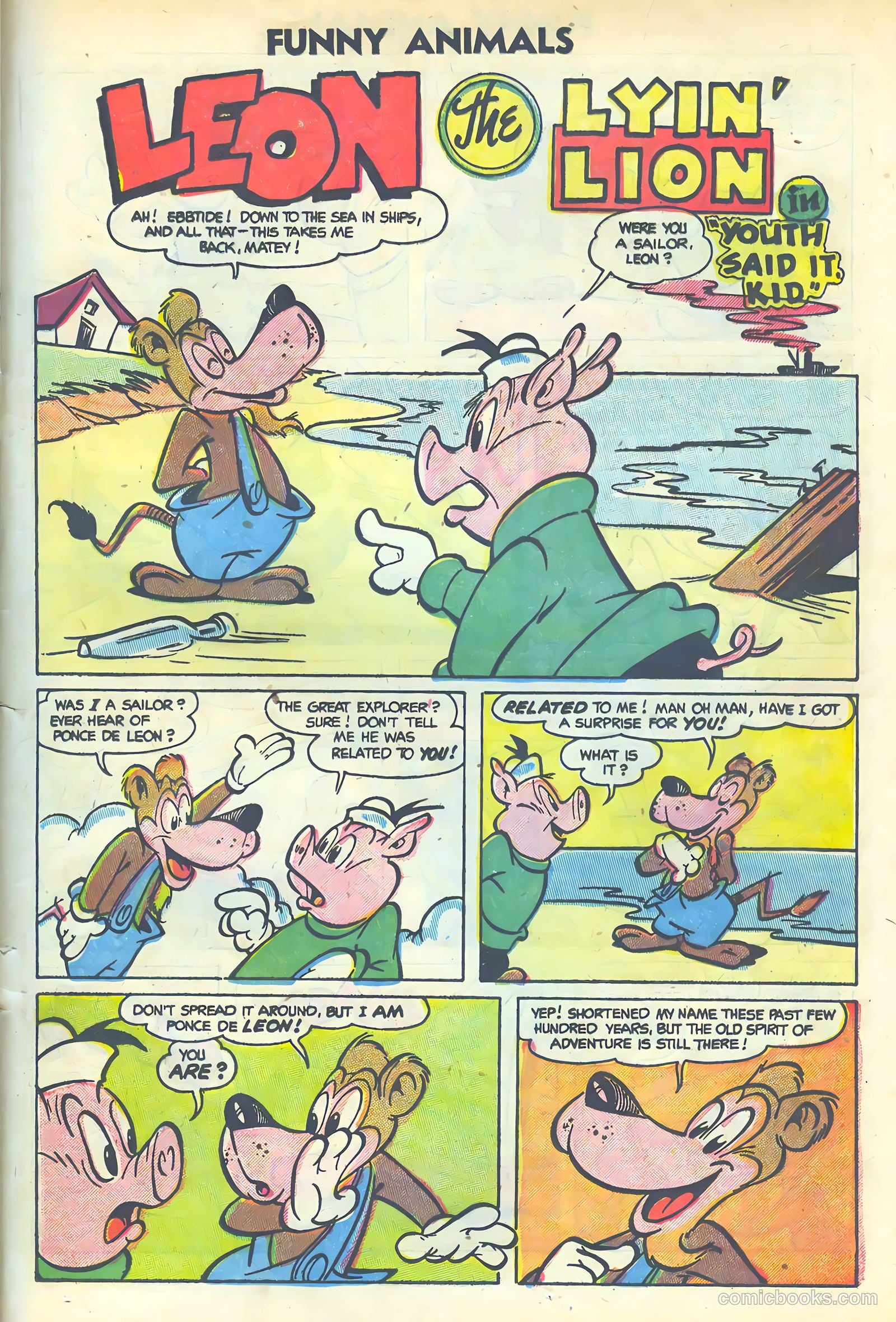 Funny Animals #85 (1954) — page 25 of 36