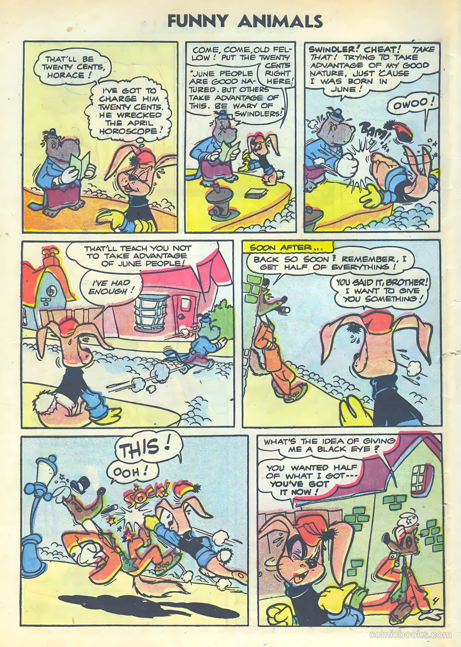 Funny Animals #85 (1954) — page 32 of 36