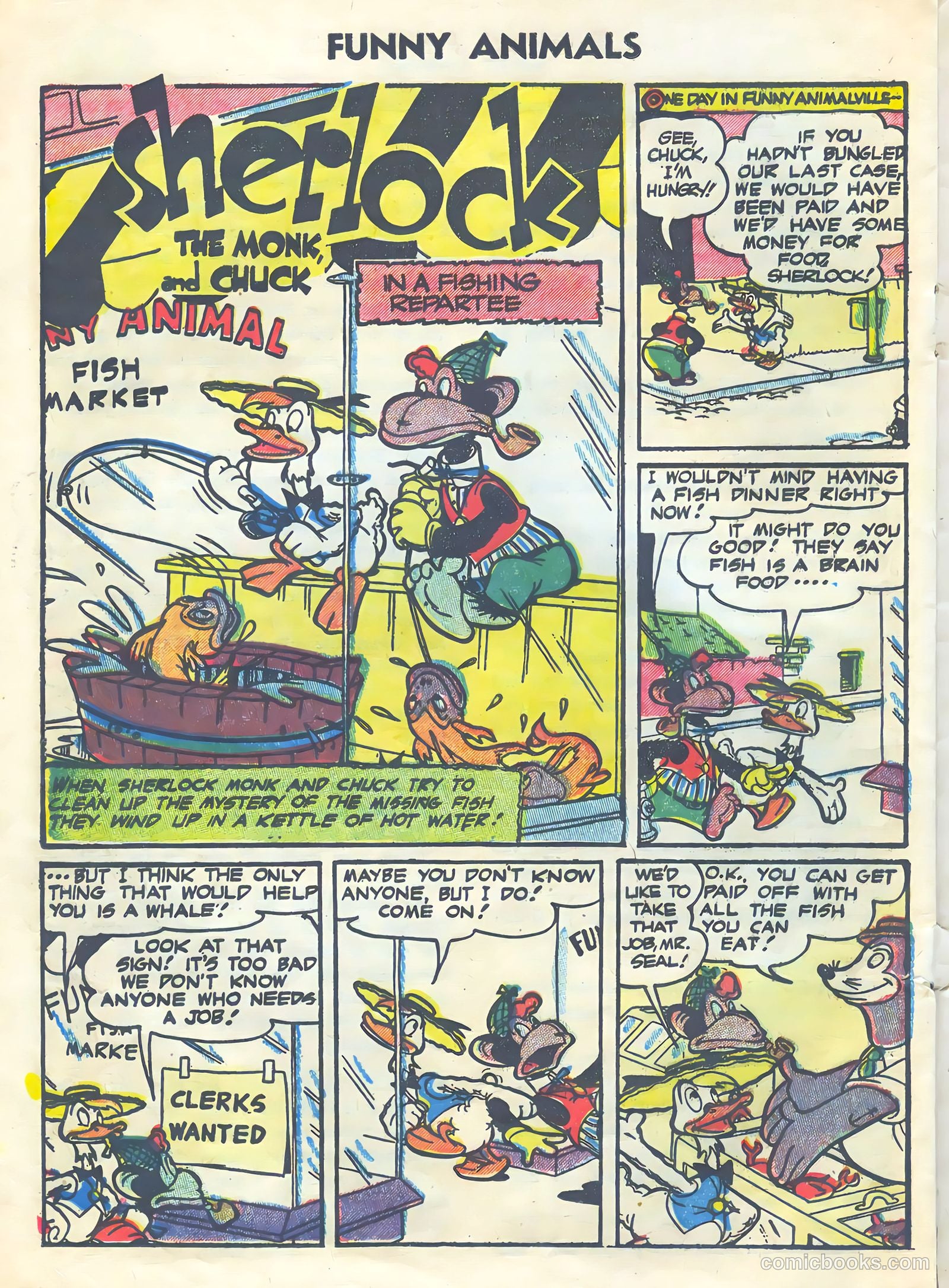 Funny Animals #86 (1954) — page 20 of 36
