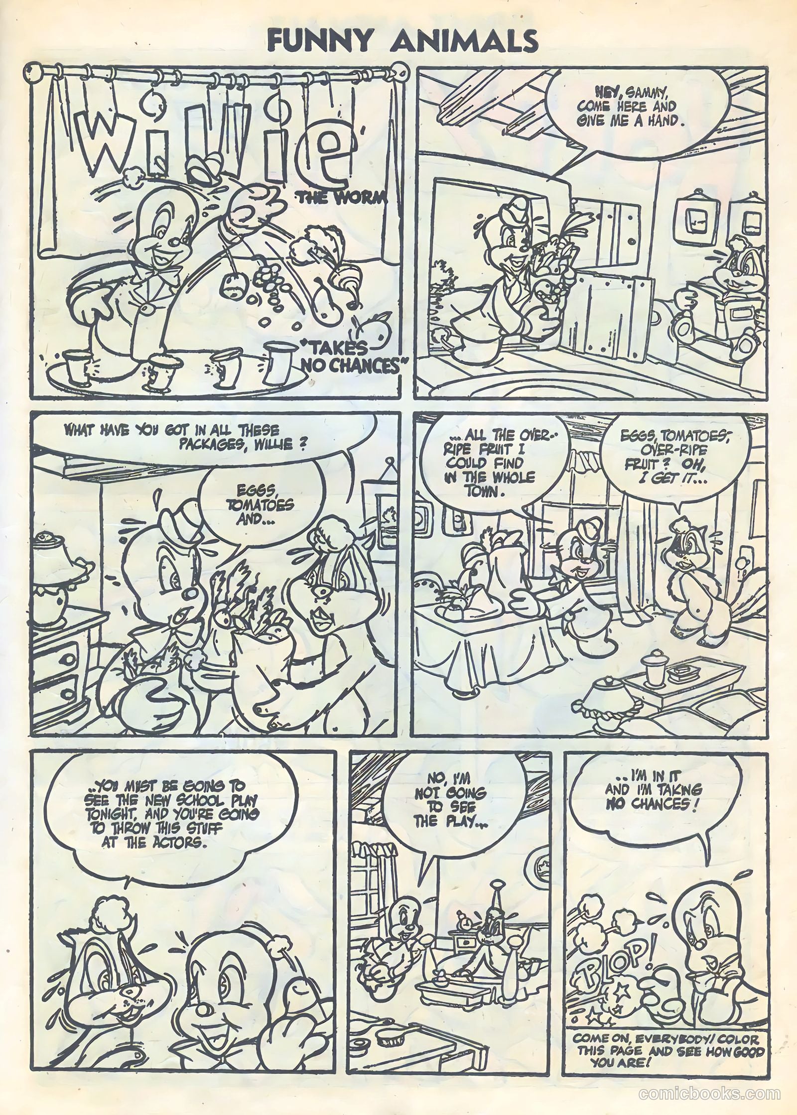 Funny Animals #86 (1954) — page 25 of 36