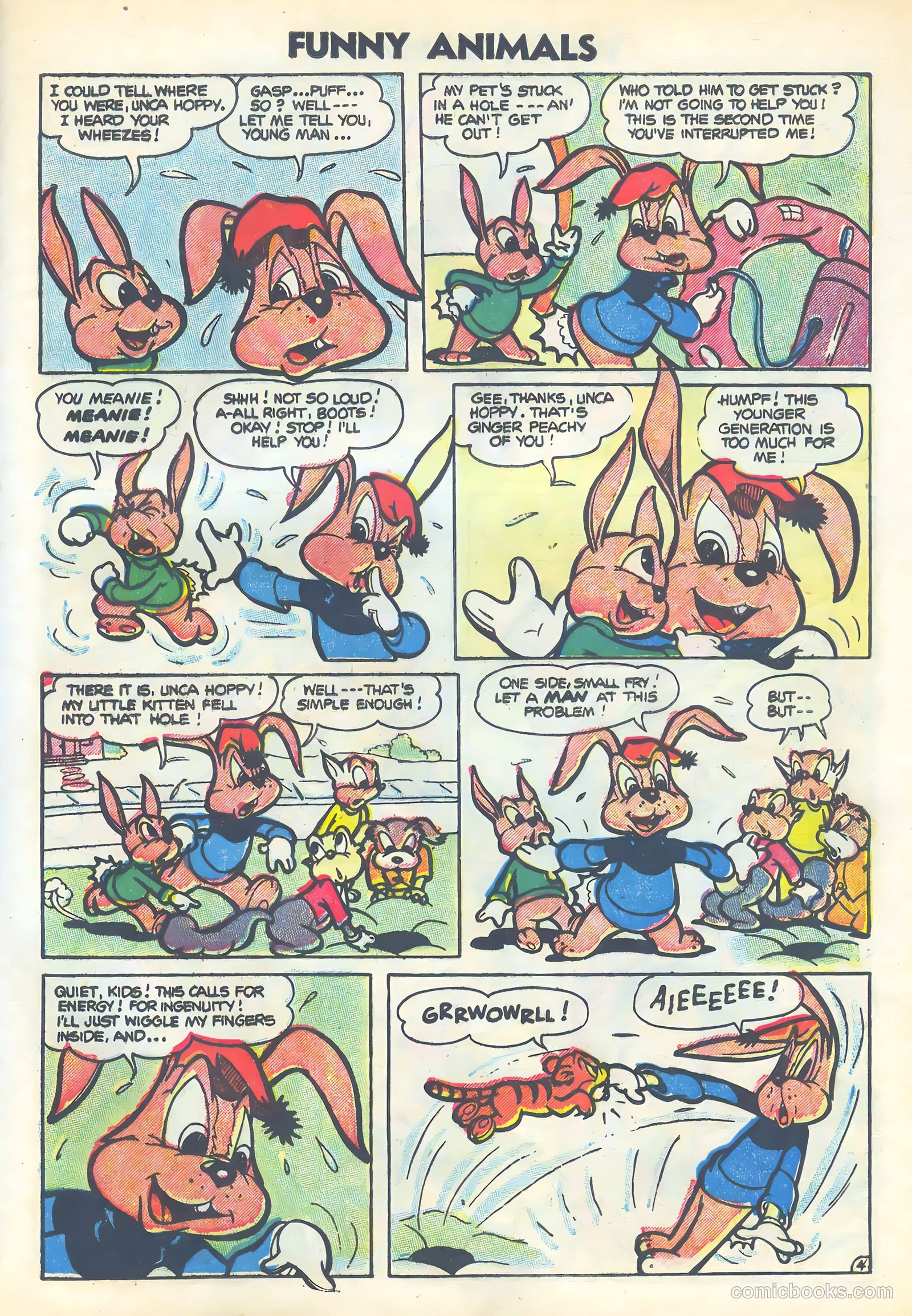 Funny Animals #86 (1954) — page 29 of 36