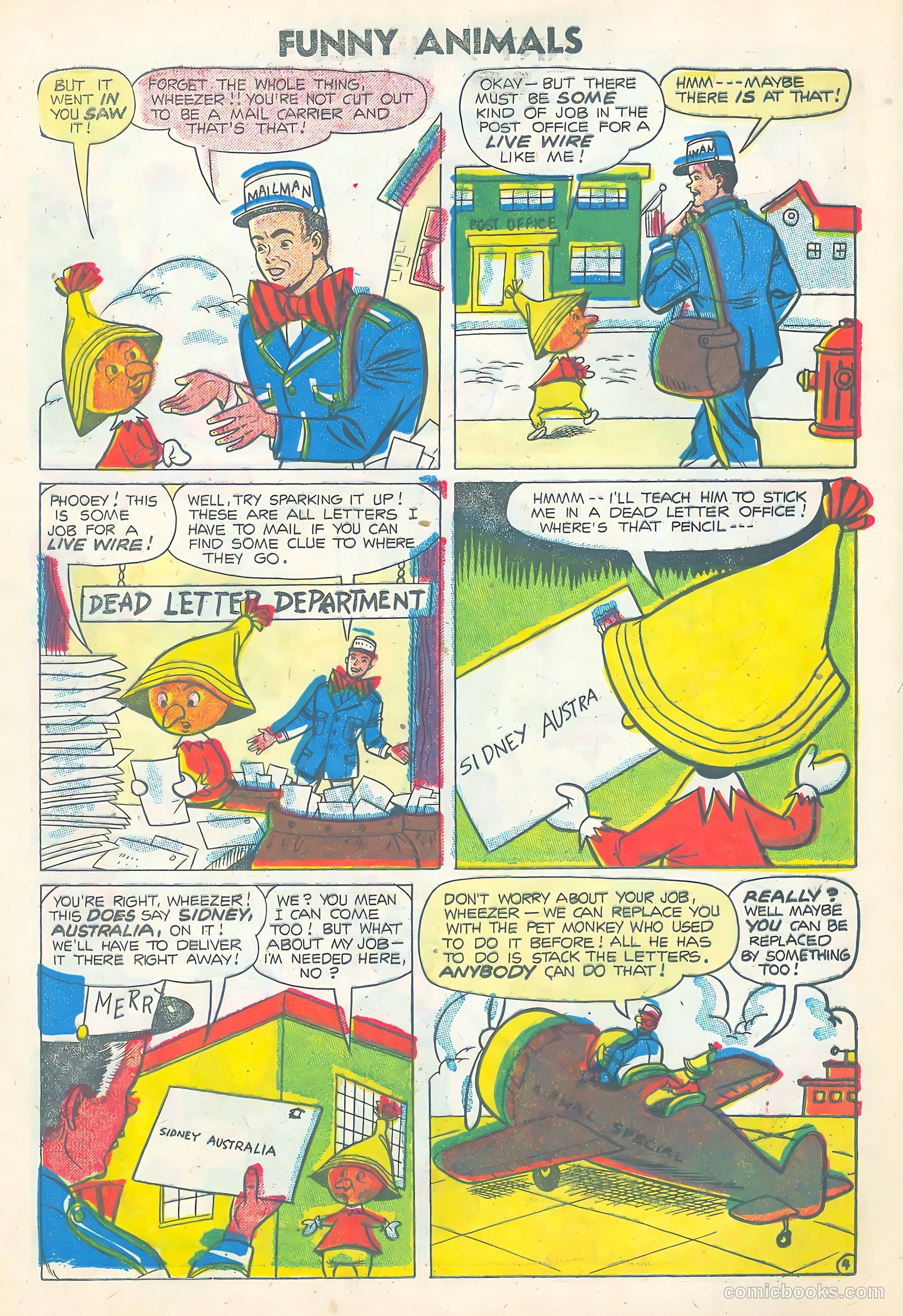 Funny Animals #87 (1954) — page 16 of 36