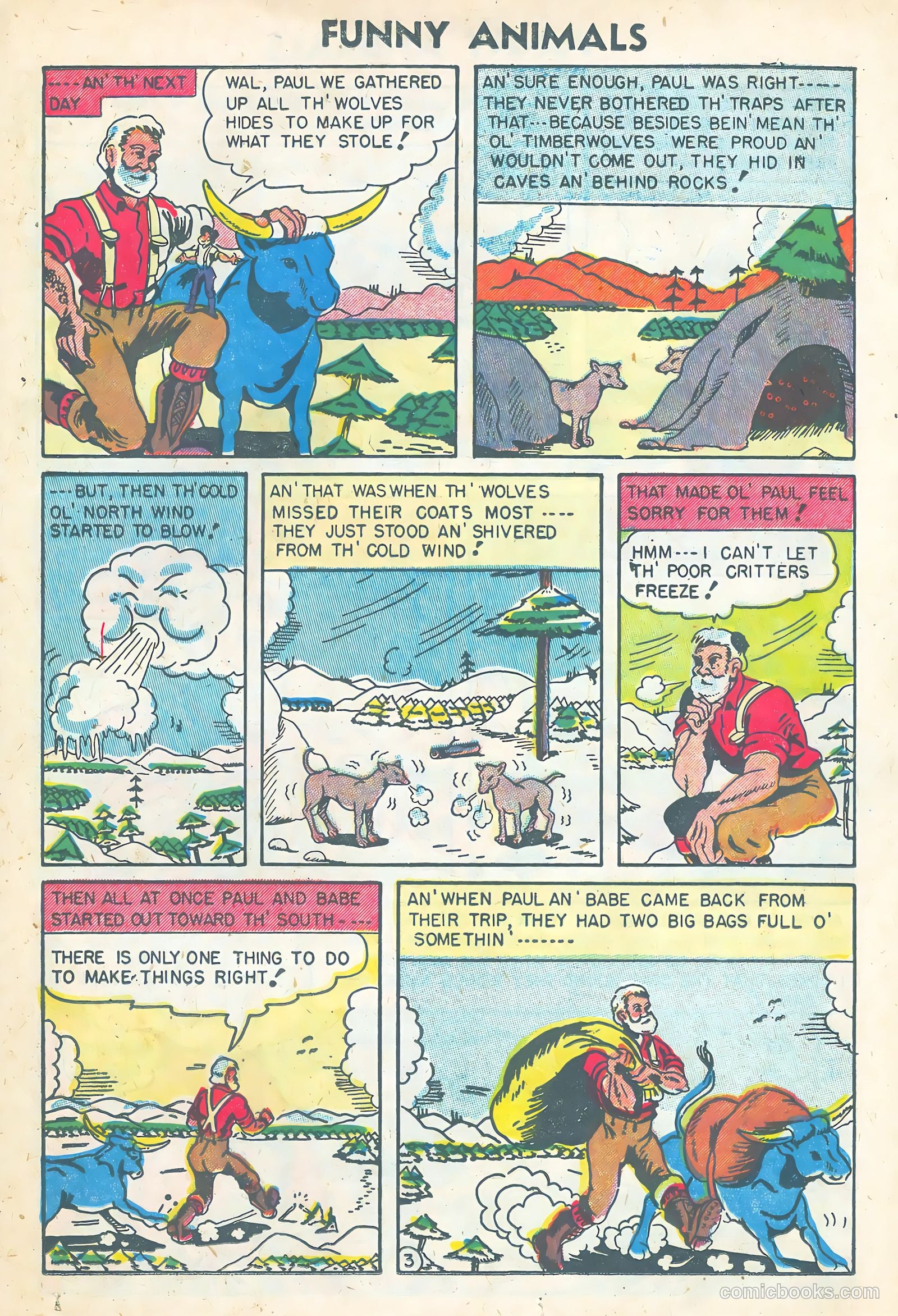 Funny Animals #87 (1954) — page 23 of 36
