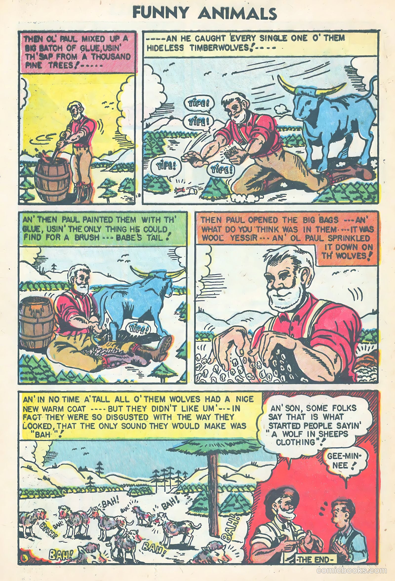Funny Animals #87 (1954) — page 24 of 36