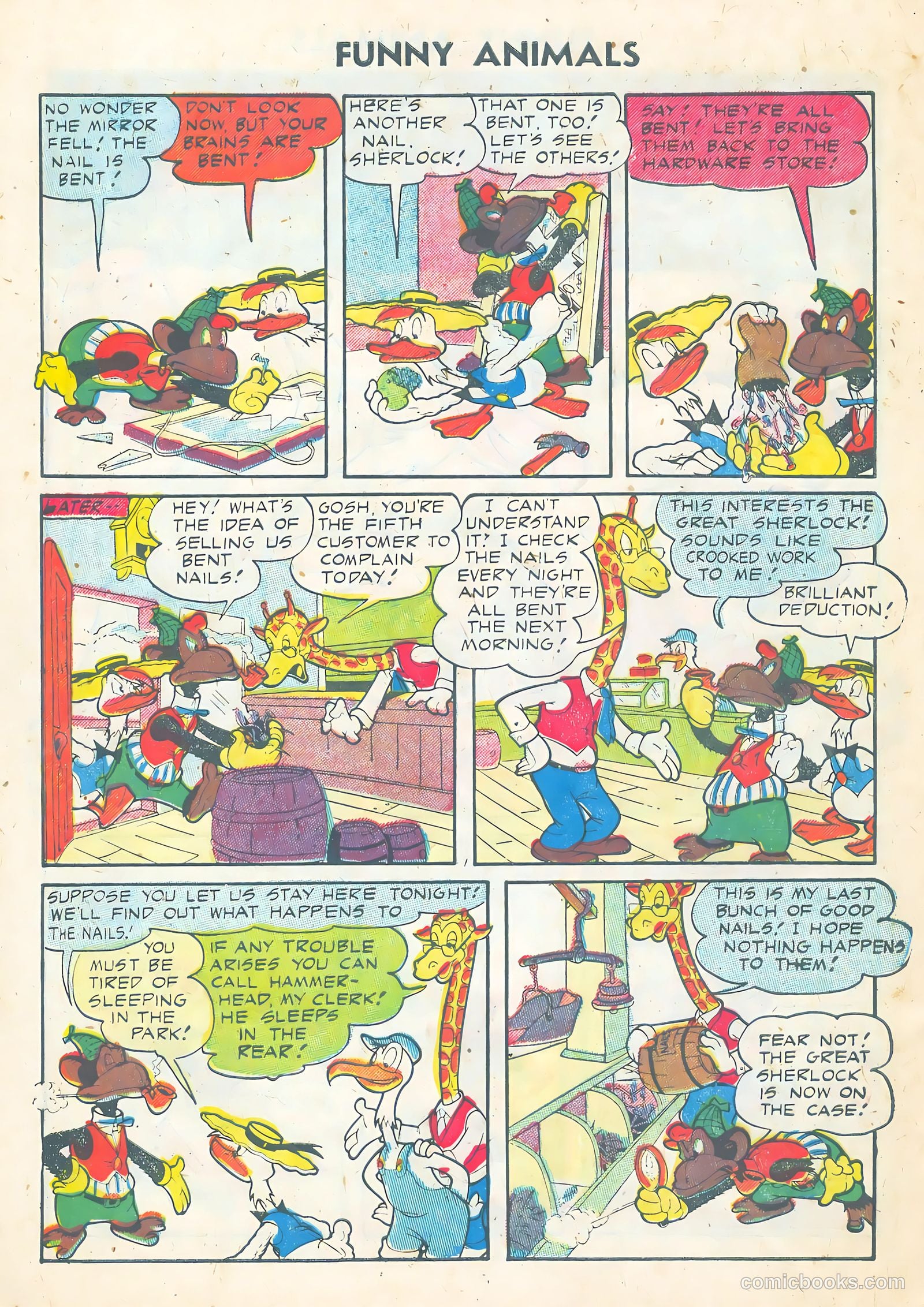 Funny Animals #87 (1954) — page 30 of 36