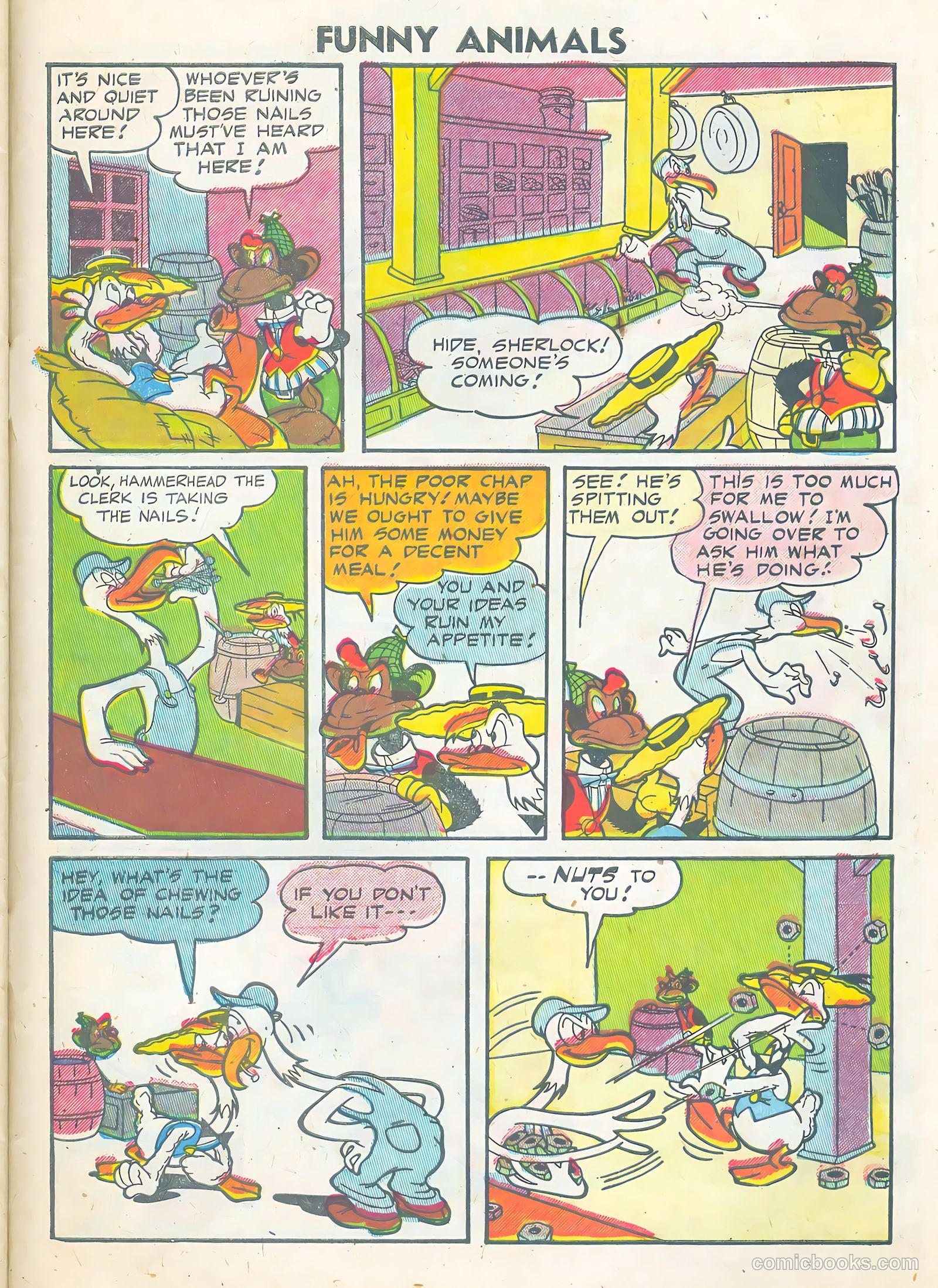 Funny Animals #87 (1954) — page 31 of 36