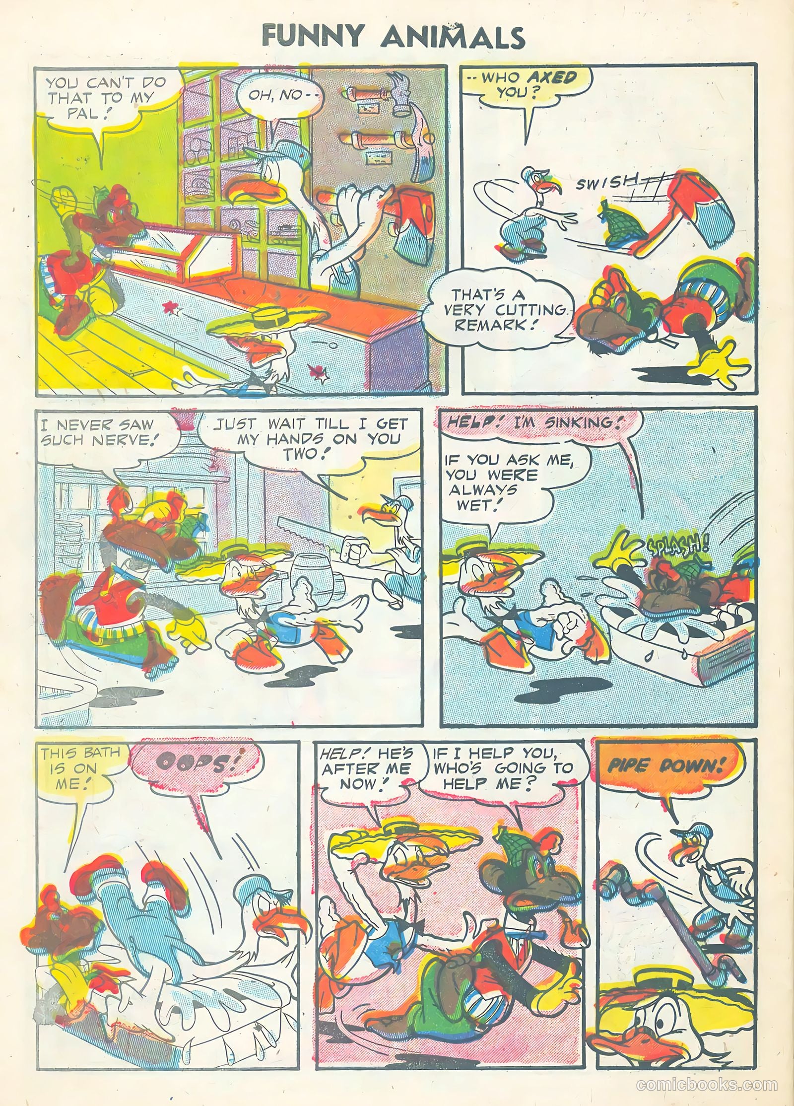Funny Animals #87 (1954) — page 32 of 36