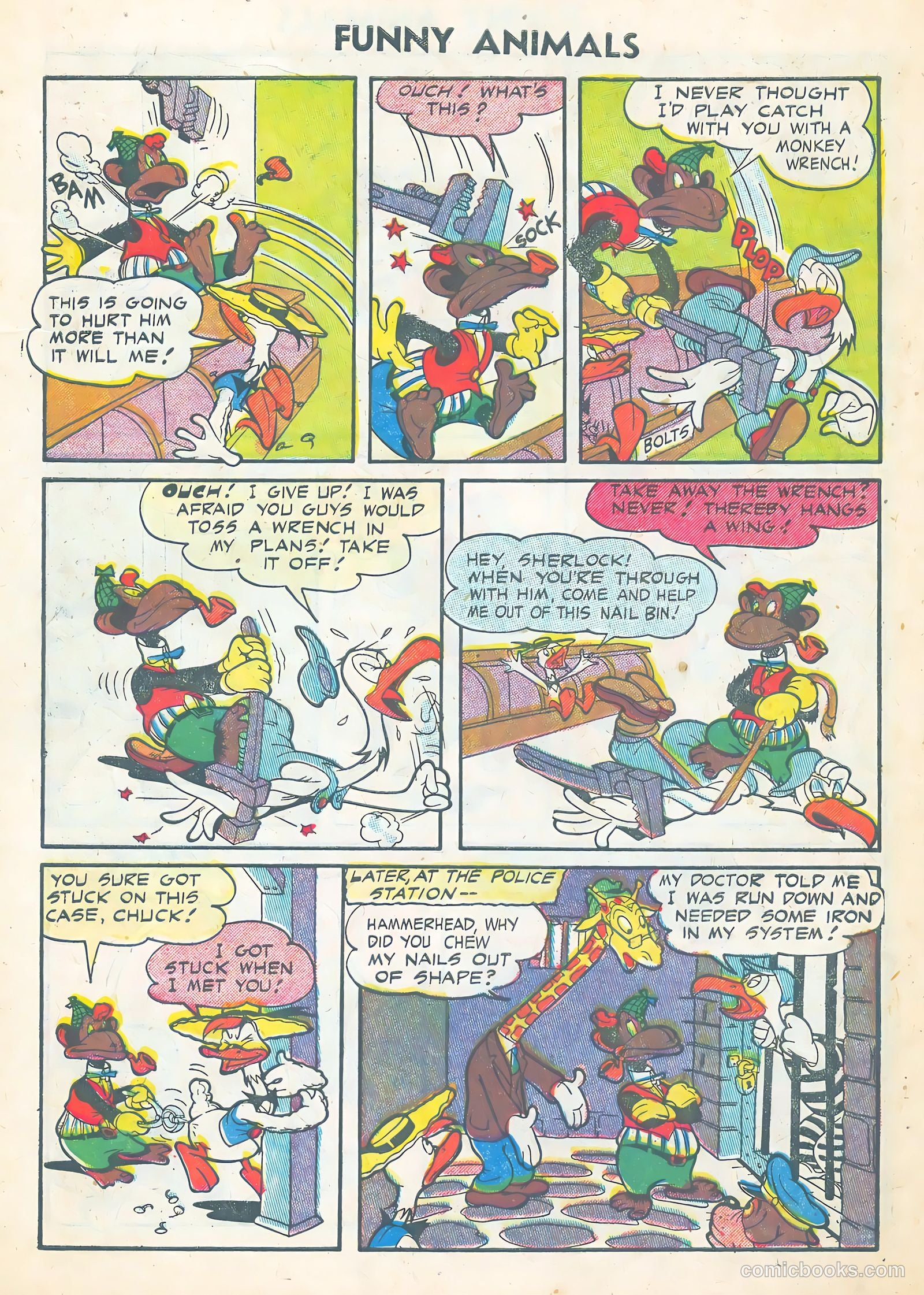 Funny Animals #87 (1954) — page 34 of 36