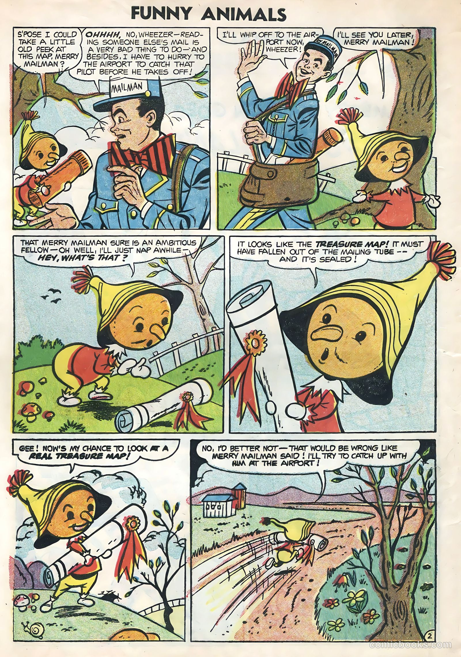 Funny Animals #88 (1955) — page 4 of 36