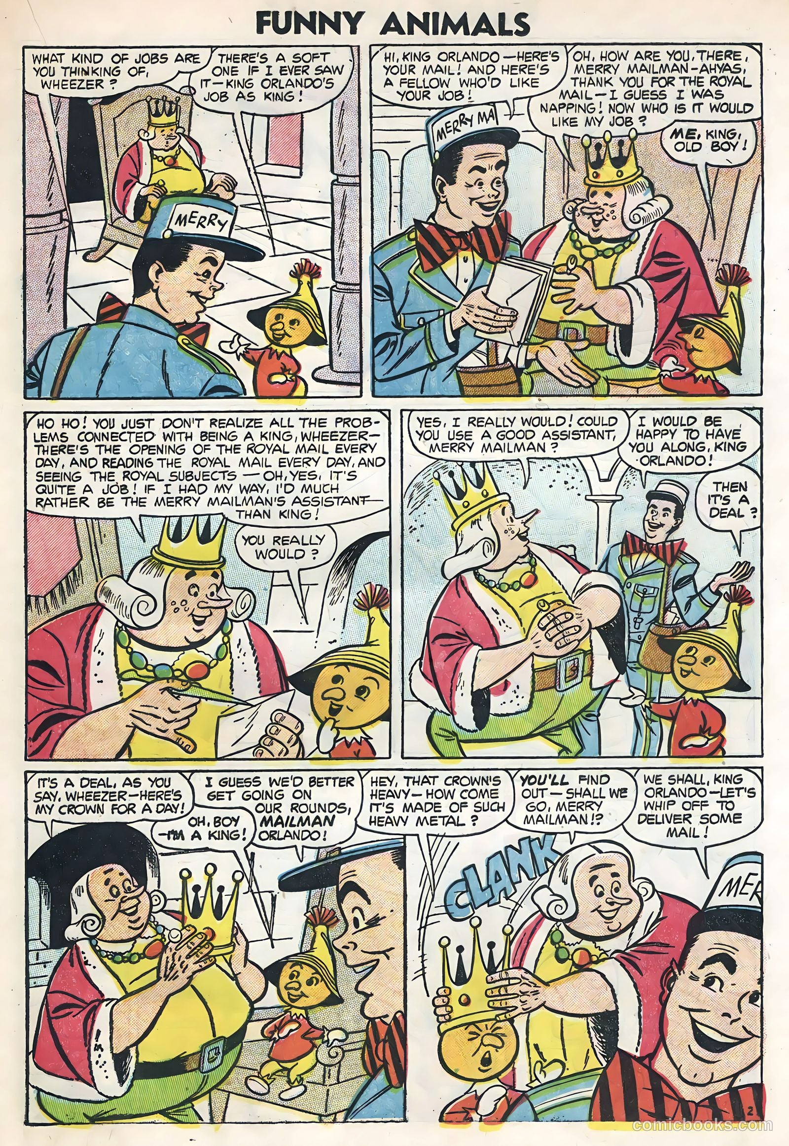 Funny Animals #88 (1955) — page 21 of 36