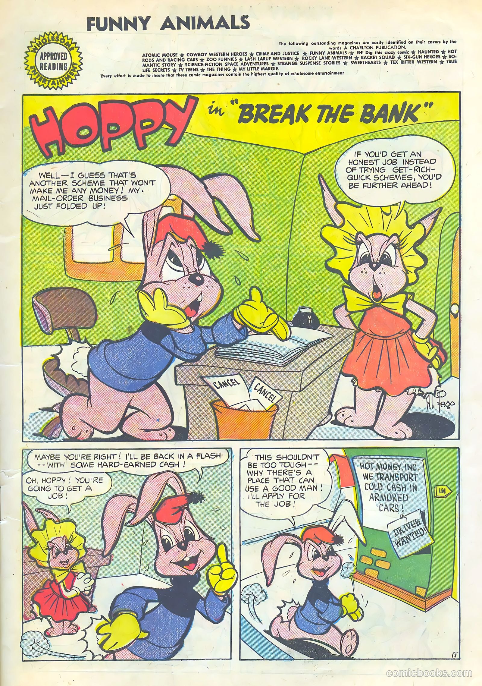 Funny Animals #89 (1955) — page 3 of 36
