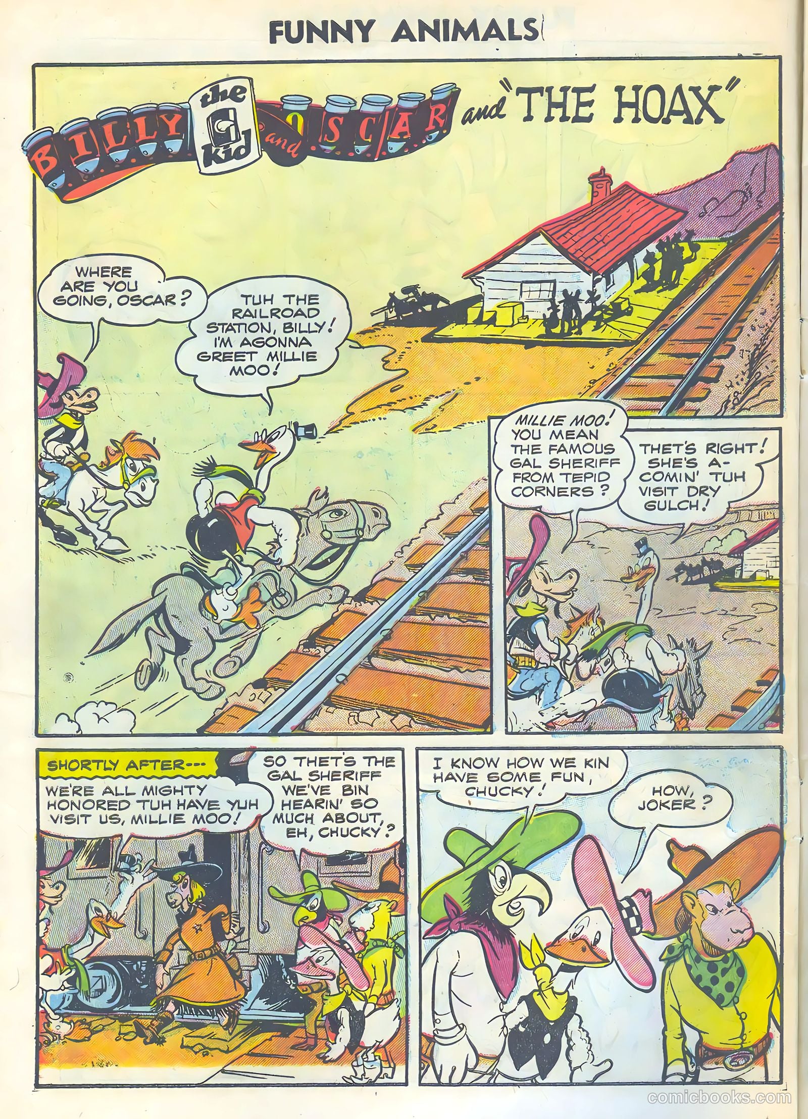 Funny Animals #89 (1955) — page 10 of 36