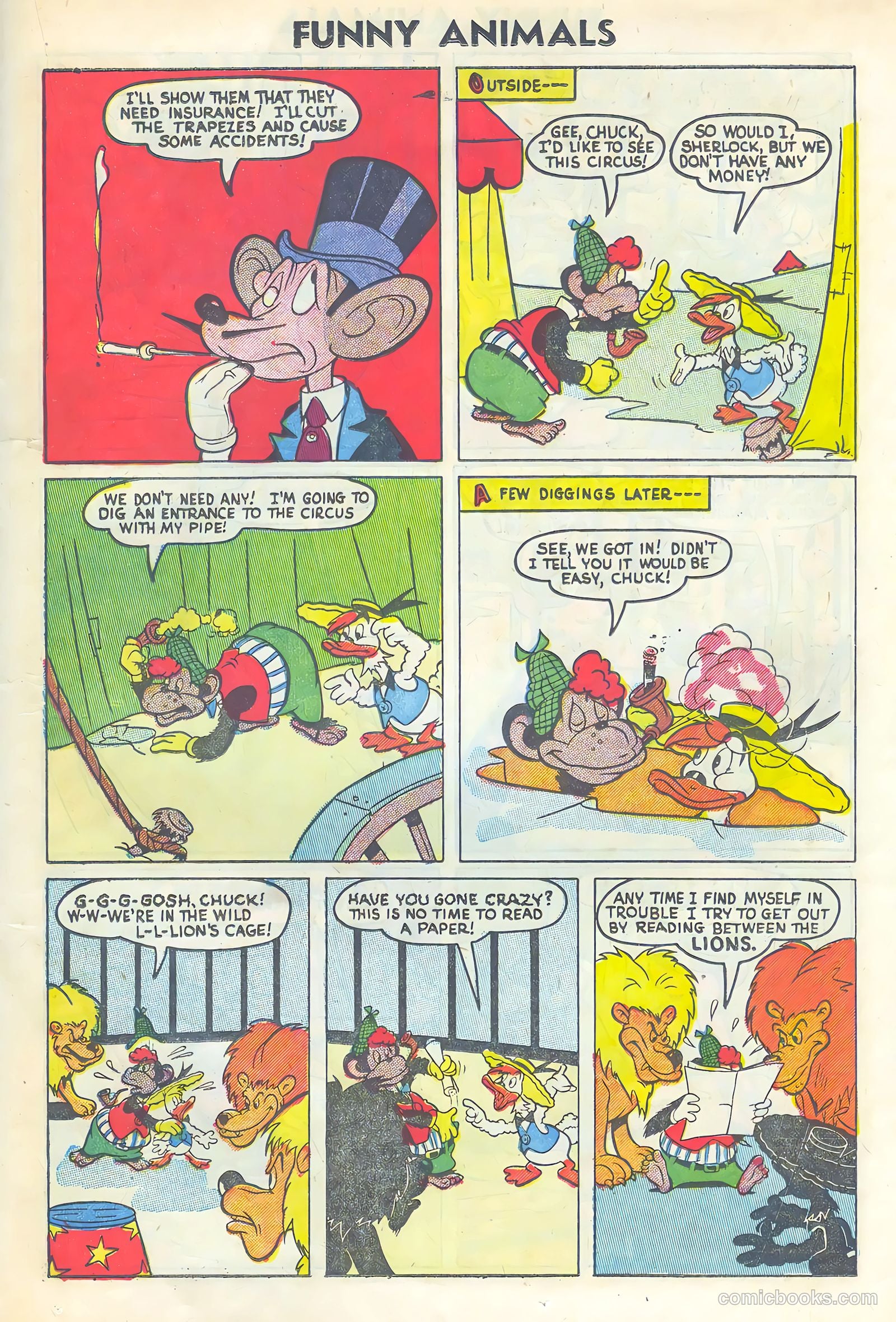 Funny Animals #89 (1955) — page 19 of 36