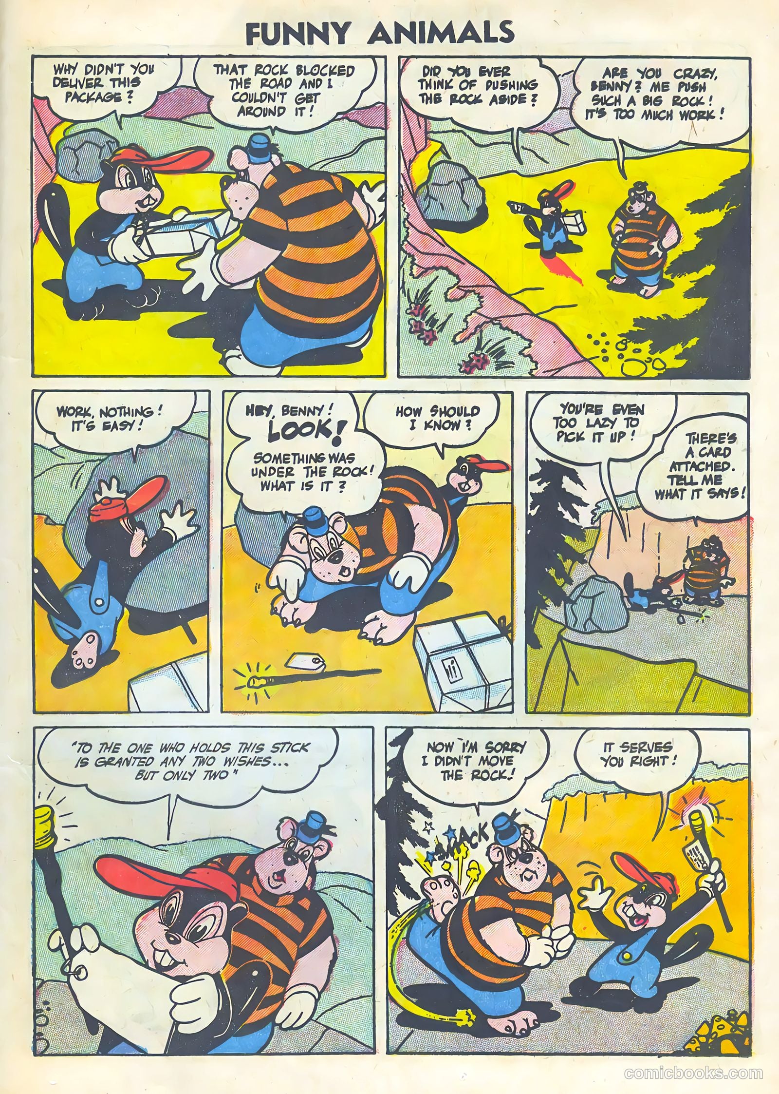 Funny Animals #89 (1955) — page 25 of 36