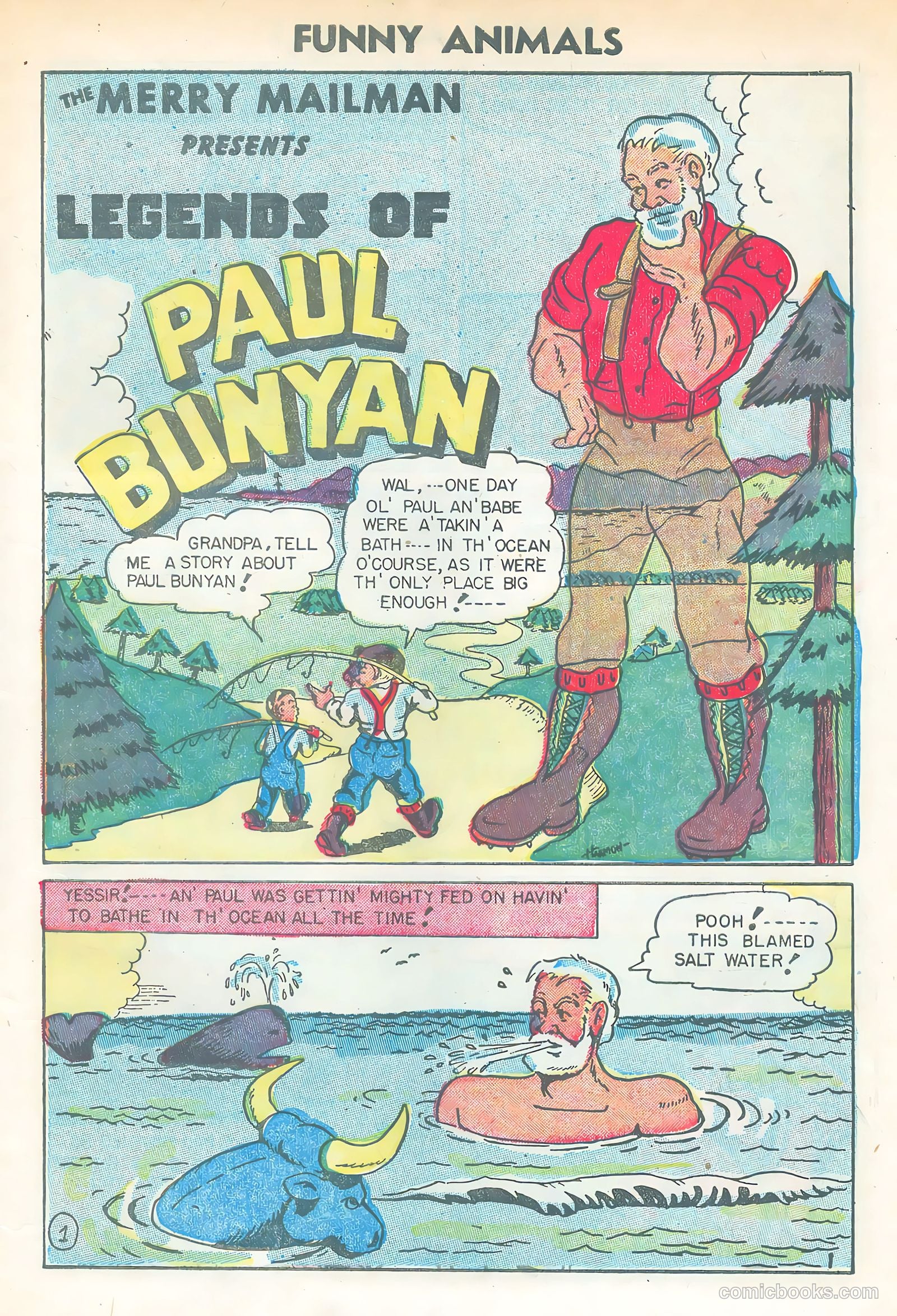 Funny Animals #90 (1955) — page 9 of 36