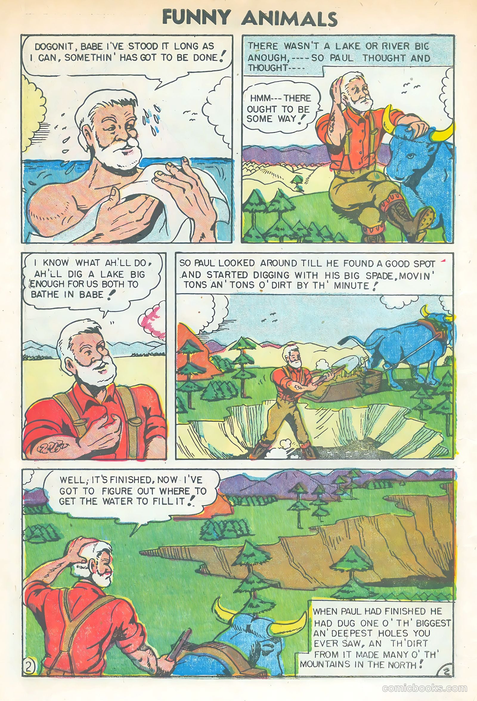 Funny Animals #90 (1955) — page 10 of 36