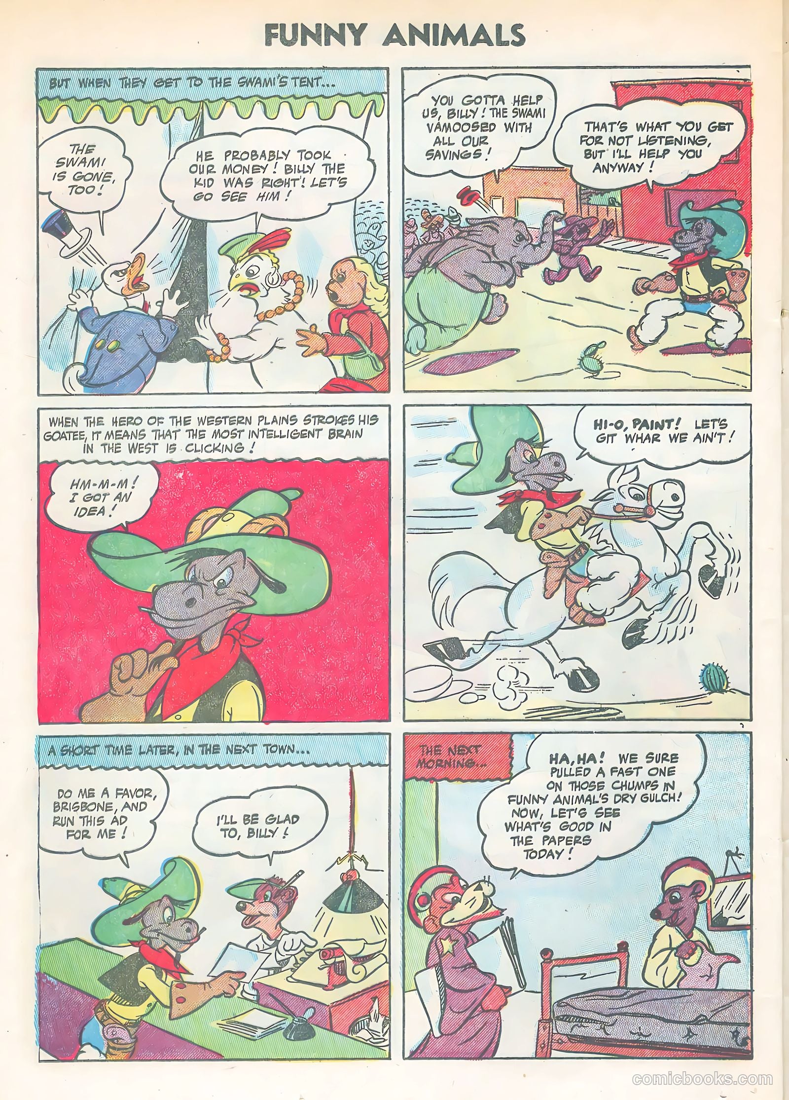 Funny Animals #90 (1955) — page 24 of 36