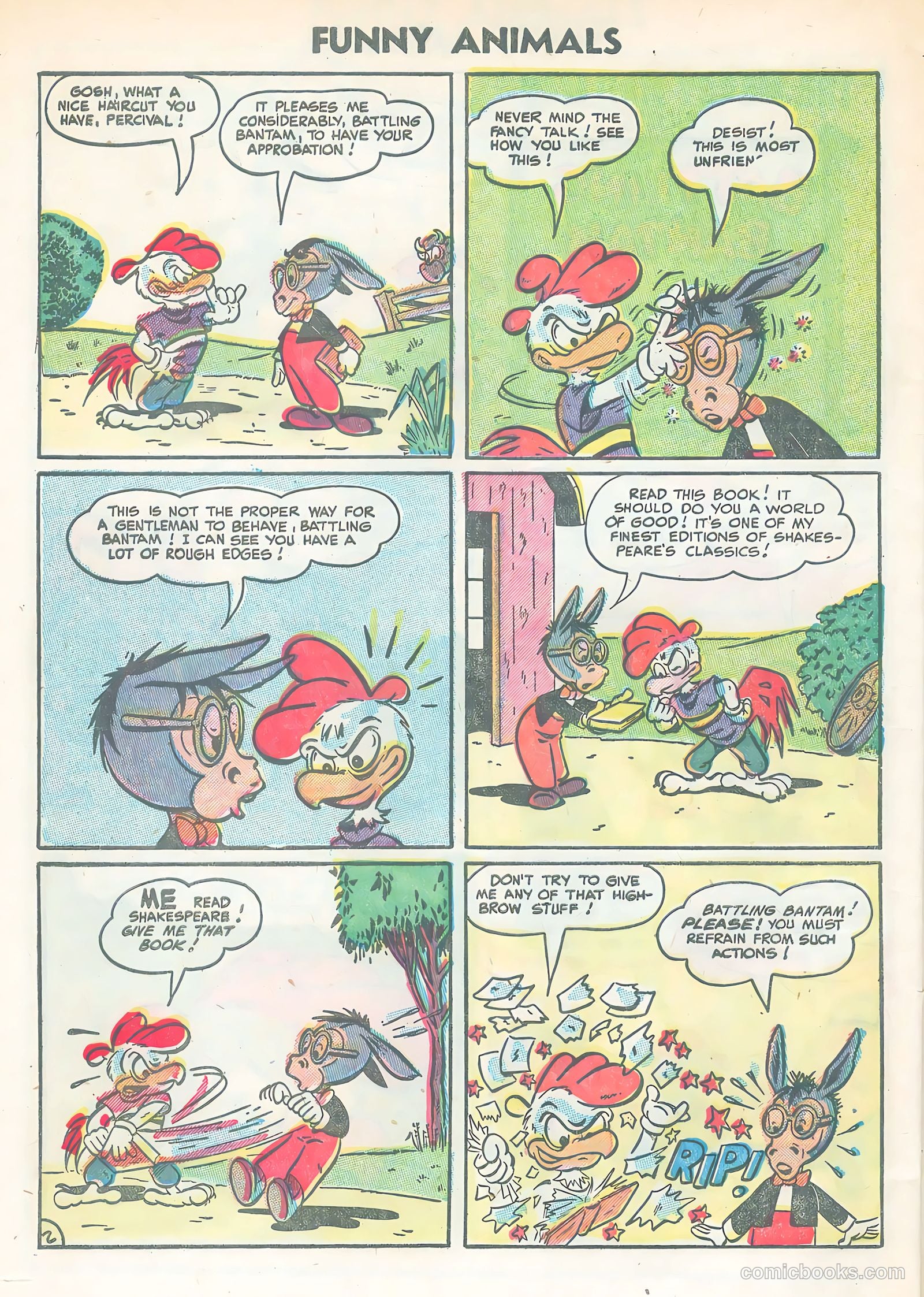 Funny Animals #90 (1955) — page 28 of 36