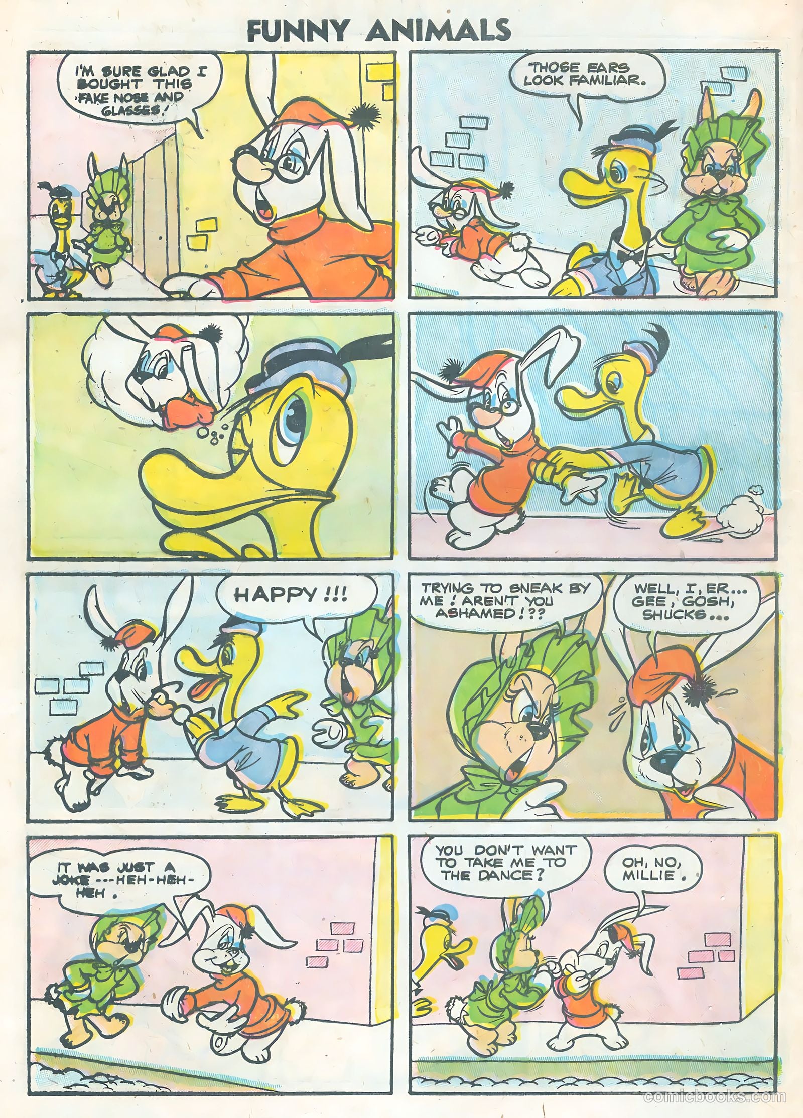 Funny Animals #91 (1956) — page 4 of 36