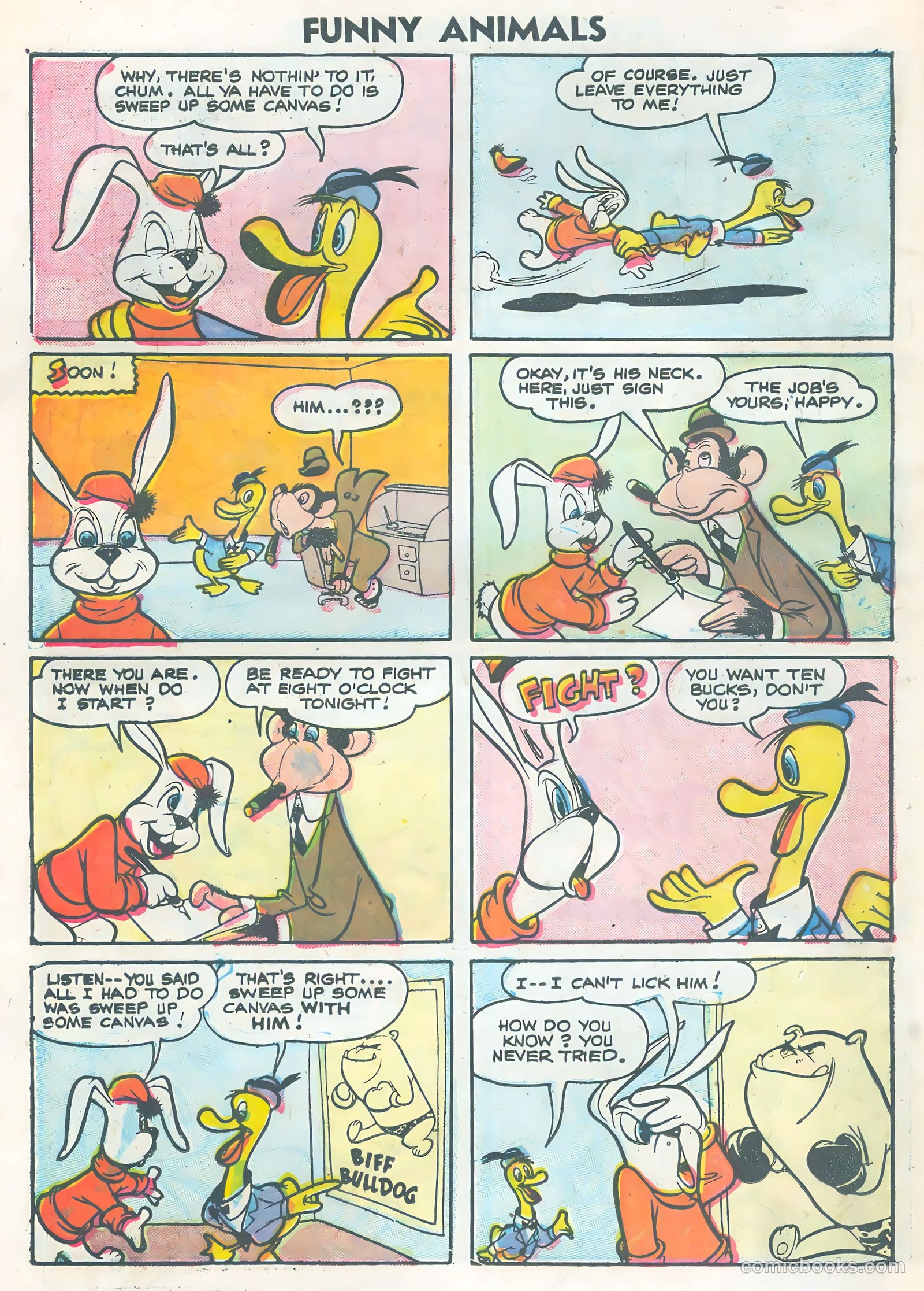 Funny Animals #91 (1956) — page 6 of 36