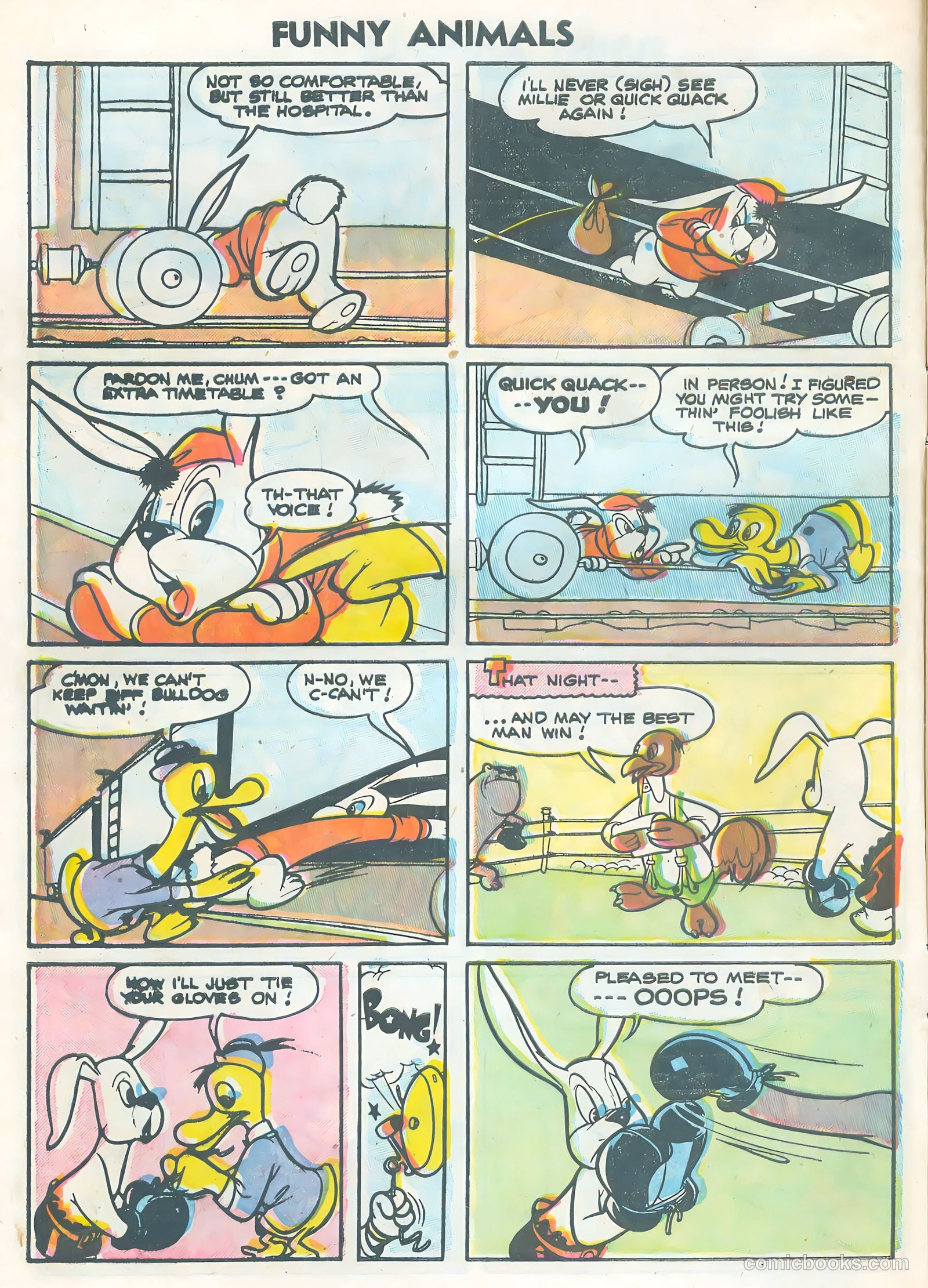 Funny Animals #91 (1956) — page 8 of 36