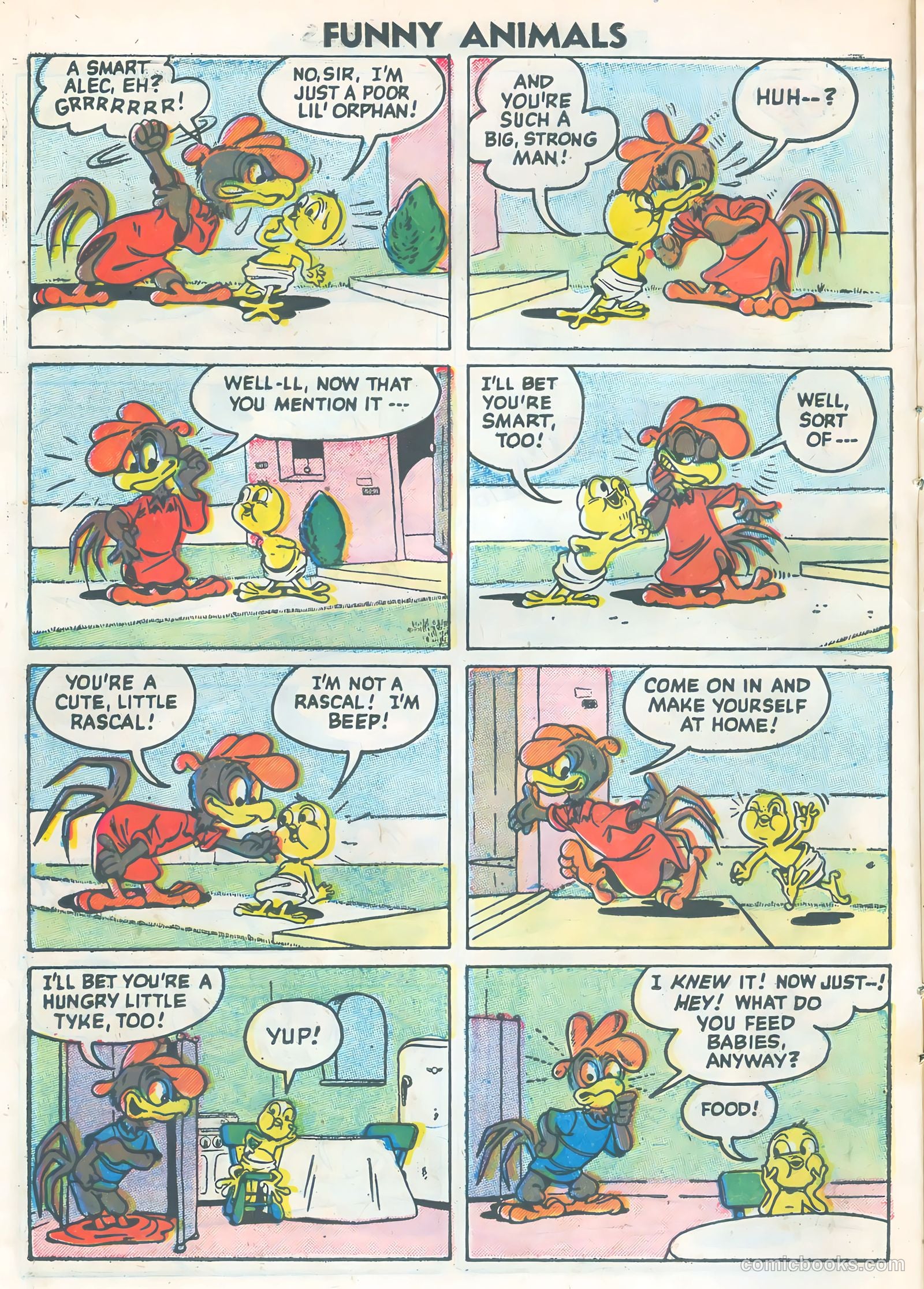 Funny Animals #91 (1956) — page 14 of 36